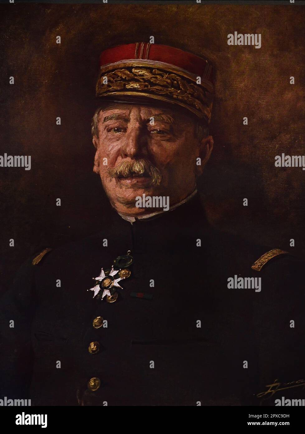 Première Guerre mondiale Général de Maud'huy. Louis Ernest de Maud'huy (1857-1921) est un général français de la première Guerre mondiale et le premier scout en chef des Scouts de France. Banque D'Images