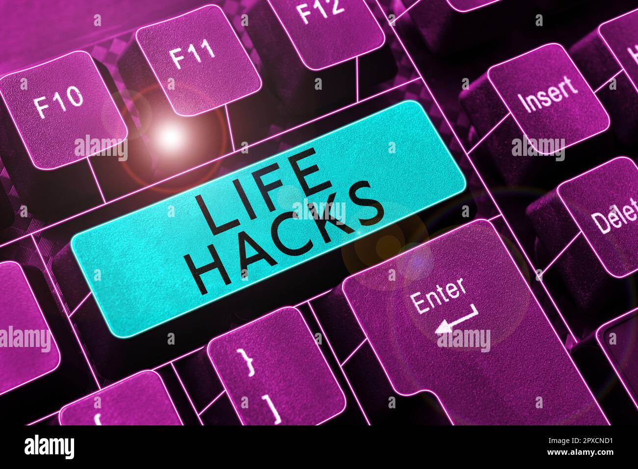 Écriture affichage de texte Life Hacks, concept Internet technique de stratégie pour gérer les activités quotidiennes plus efficacement Banque D'Images