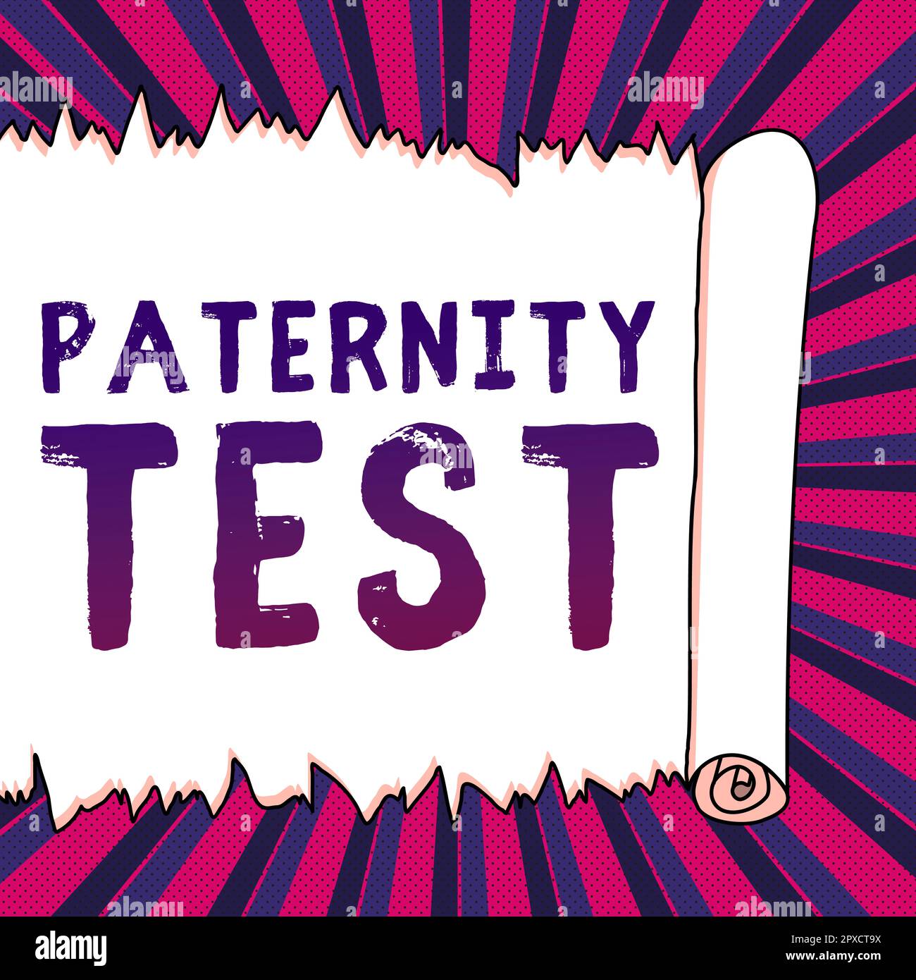Légende conceptuelle Test de paternité, mot pour un test d'ADN pour déterminer si un homme donné Légende conceptuelle Test de paternité, mot pour un test d'ADN pour déterminer si un homme donné