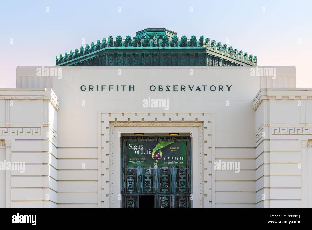 LOS ANGELES, CALIFORNIE, États-Unis - 18 AVRIL 2023 : Observatoire Griffith à Los Angeles, Californie, États-Unis. Banque D'Images
