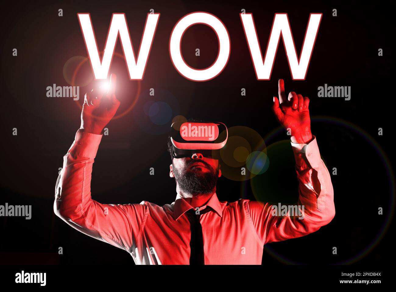 Affiche de texte montrant Wow, concept d'Internet exprimant l'étonnement et l'admiration succès historique excitation quelqu'un grandement Banque D'Images