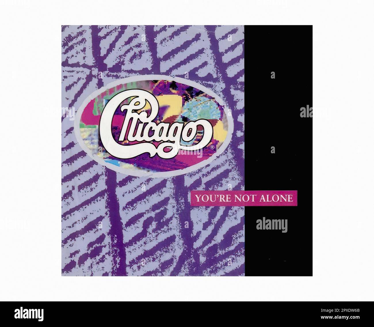 Chicago - 1989 01 A - Vintage 45 R.P.M Music Vinyl Record Banque D'Images
