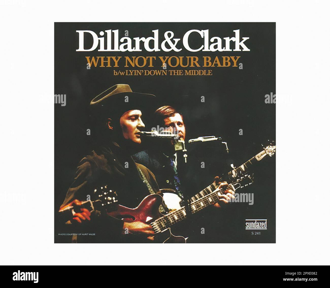 Clark Gene & Dillard Doug - 2012 04 A - Vintage 45 R.P.M Music Vinyl Record Banque D'Images