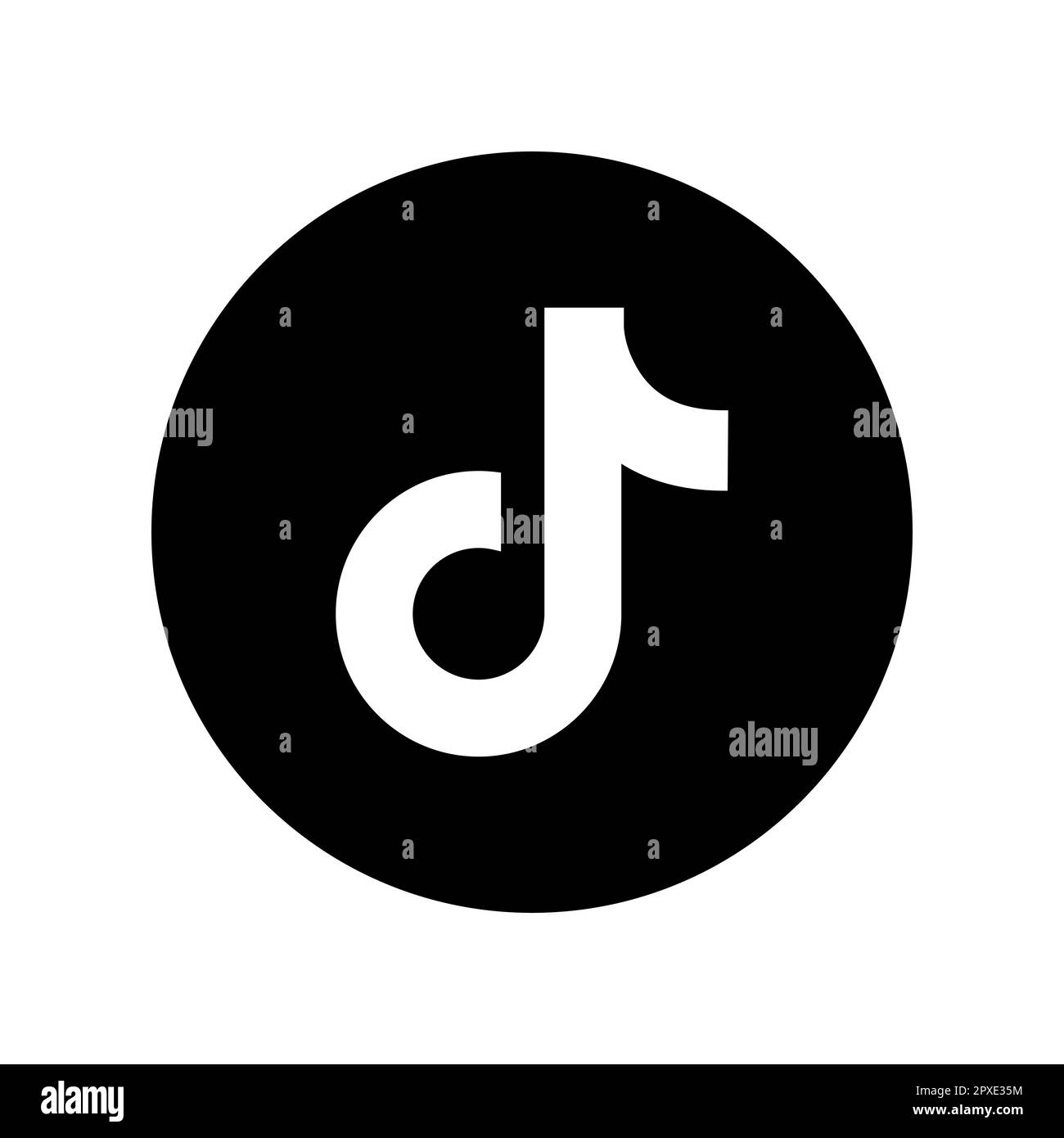 Vinnytsia, Ukraine - 1 mai 2023. Icône TikTok des réseaux sociaux populaires. logo de partage vidéo. Qualité supérieure. Vecteur Editorial isolé eps 10 Illustration de Vecteur