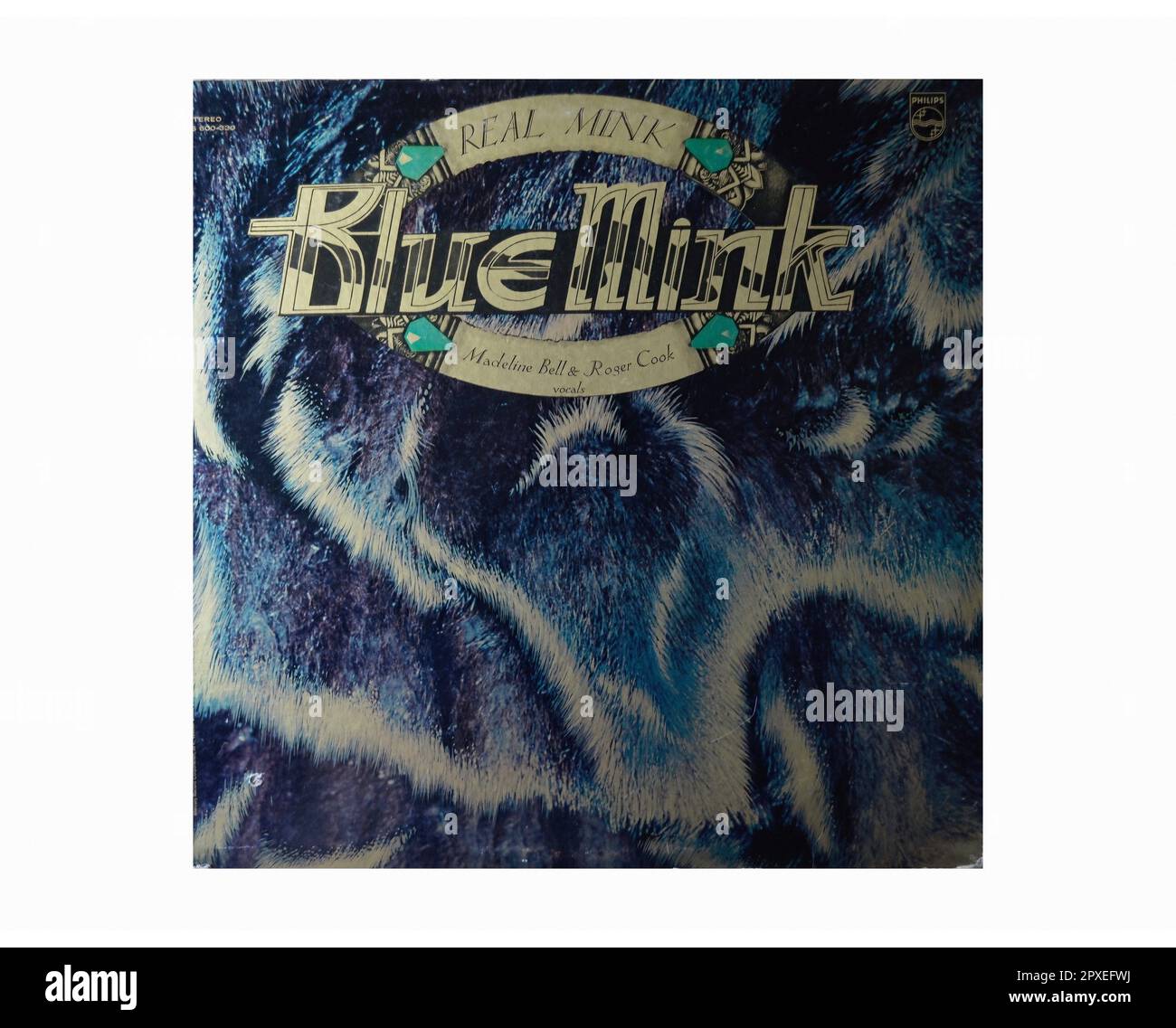 Blue Mink - Real Mink - Vintage L.P Music Vinyl Record Banque D'Images