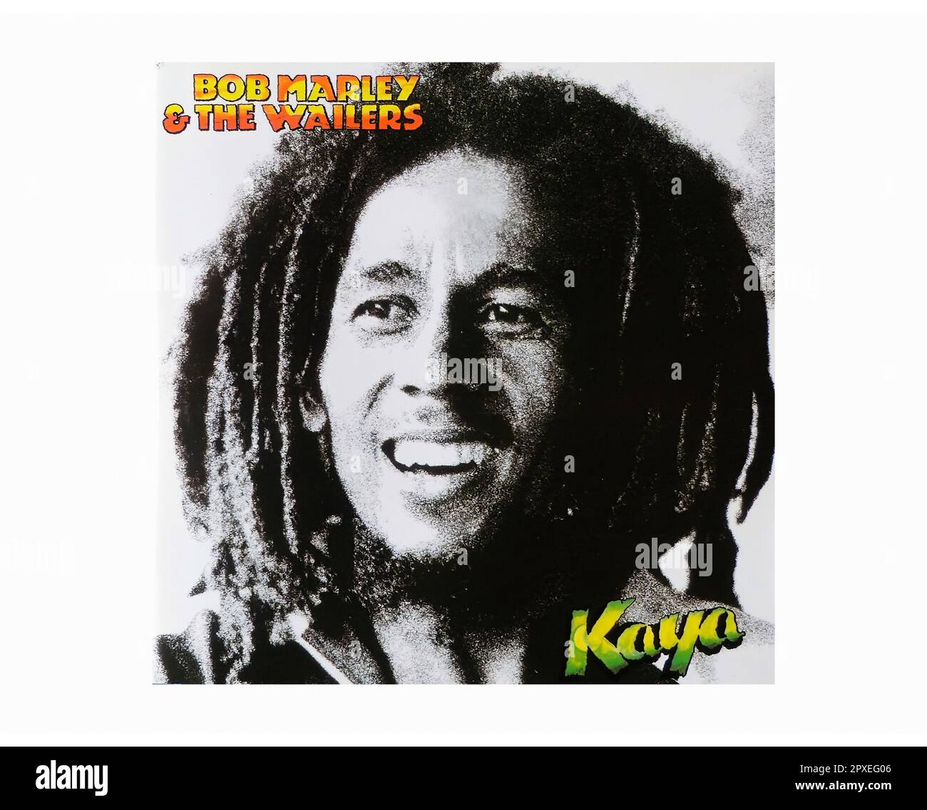 Bob Marley & The Wailers - Kaya - Vintage L.P Music Vinyl Record Banque D'Images