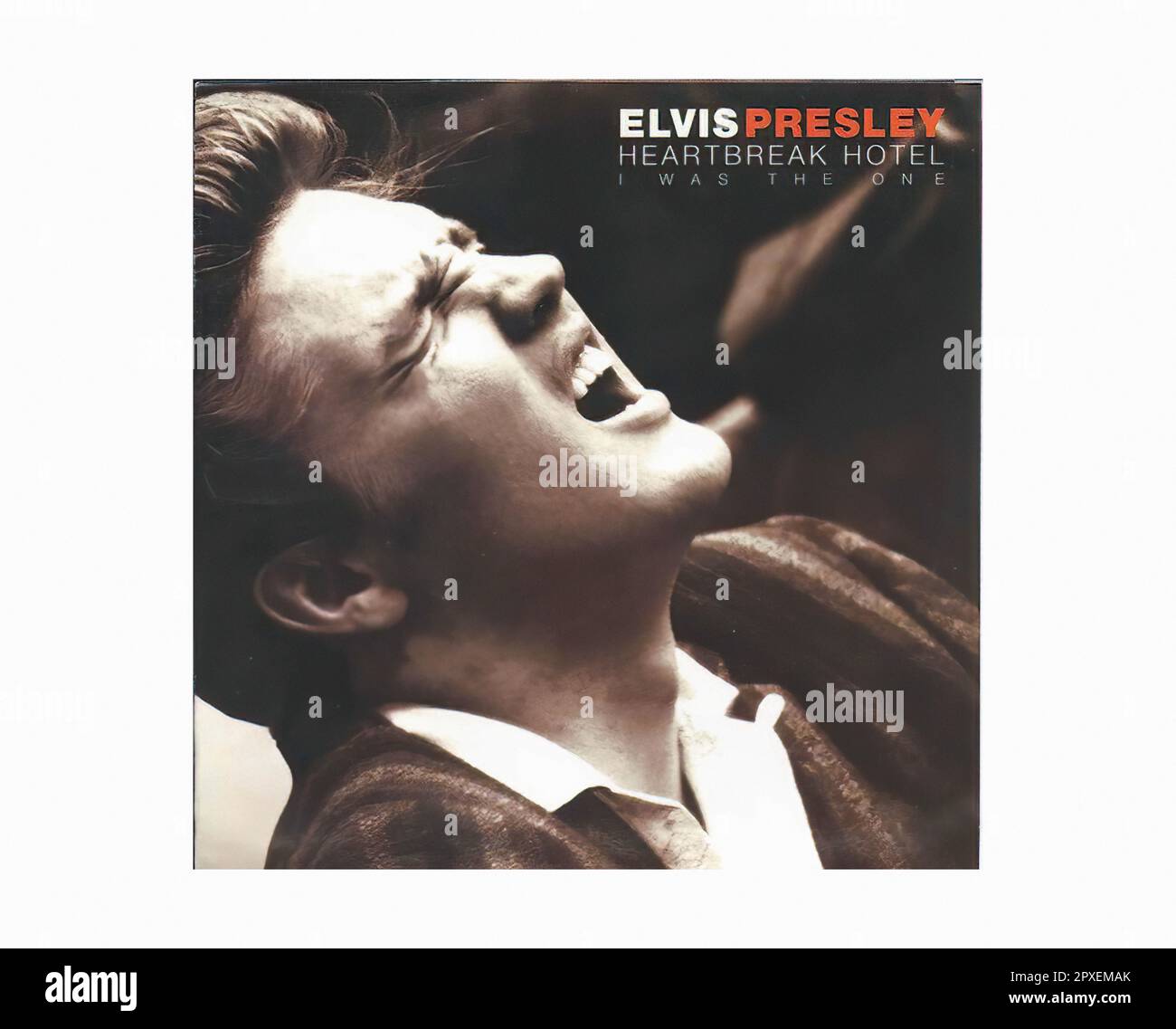 Elvis - 1996 01 A - Vintage 45 R.P.M Music Vinyl Record Banque D'Images