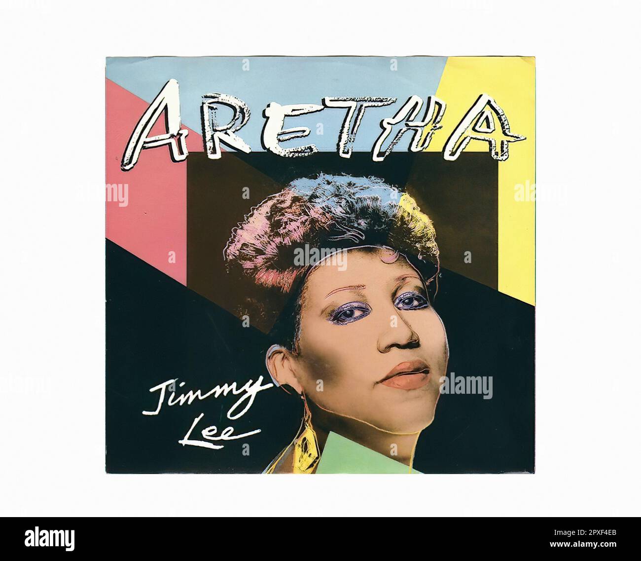 Franklin Aretha - 1986 11 A - Vintage 45 R.P.M Music Vinyl Record Banque D'Images