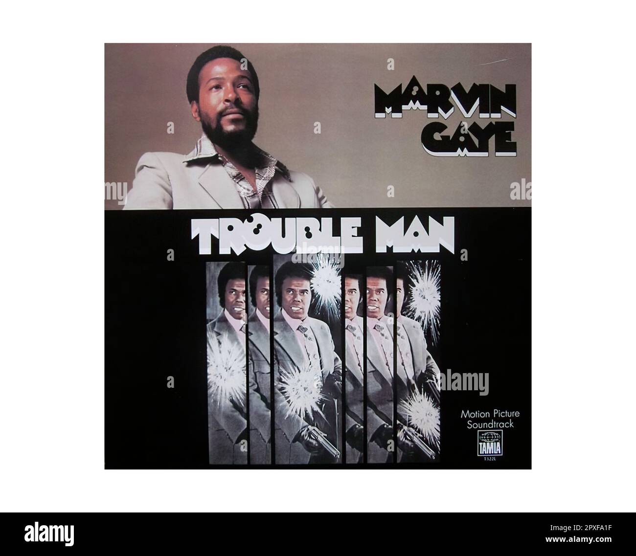 Marvin Gaye - pochette Vintage Vintage Vinyl Record Photo Stock - Alamy