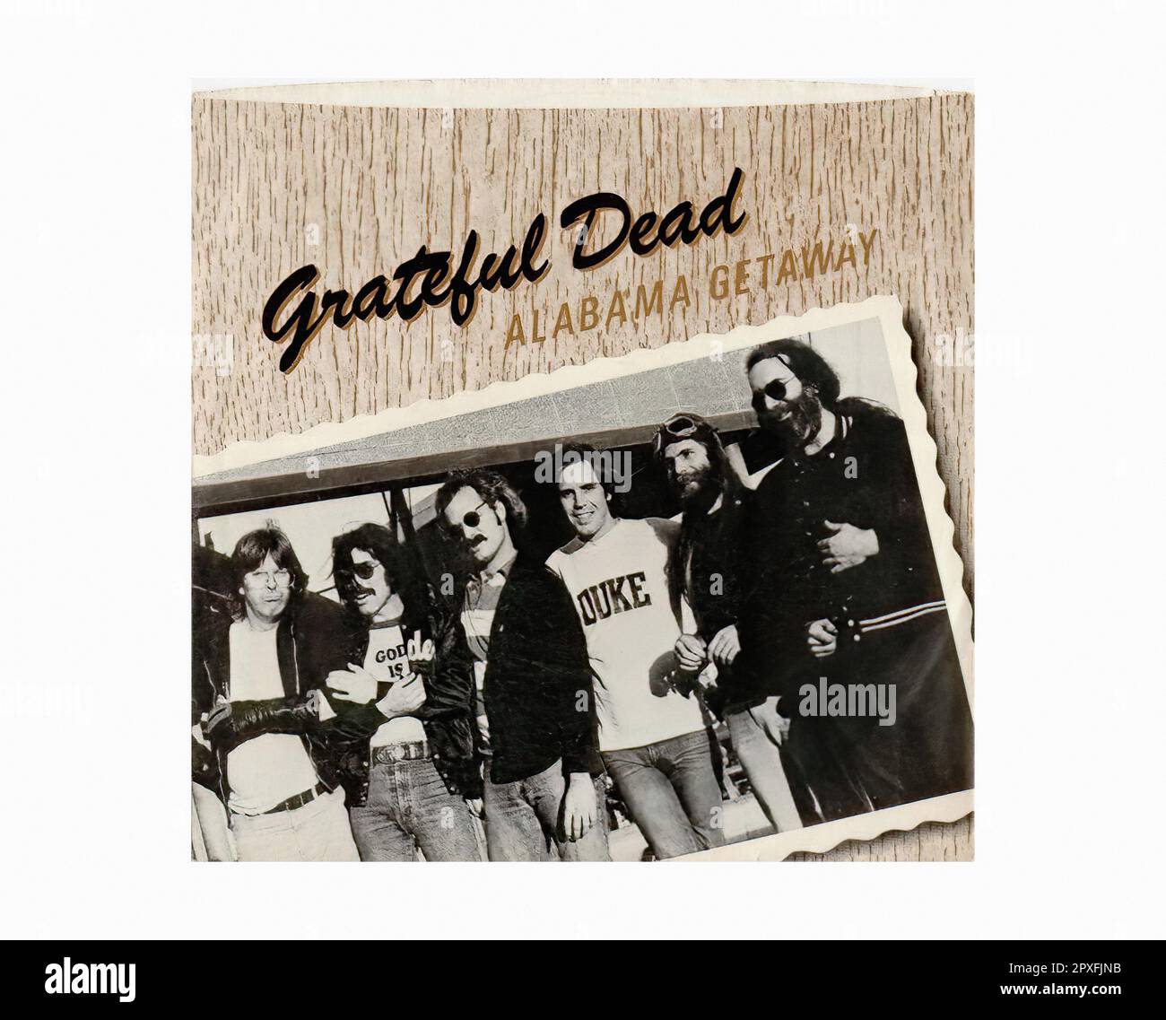 Grahful Dead 1980 04 A - Vintage 45 R.P.M Music Vinyl Record Banque D'Images