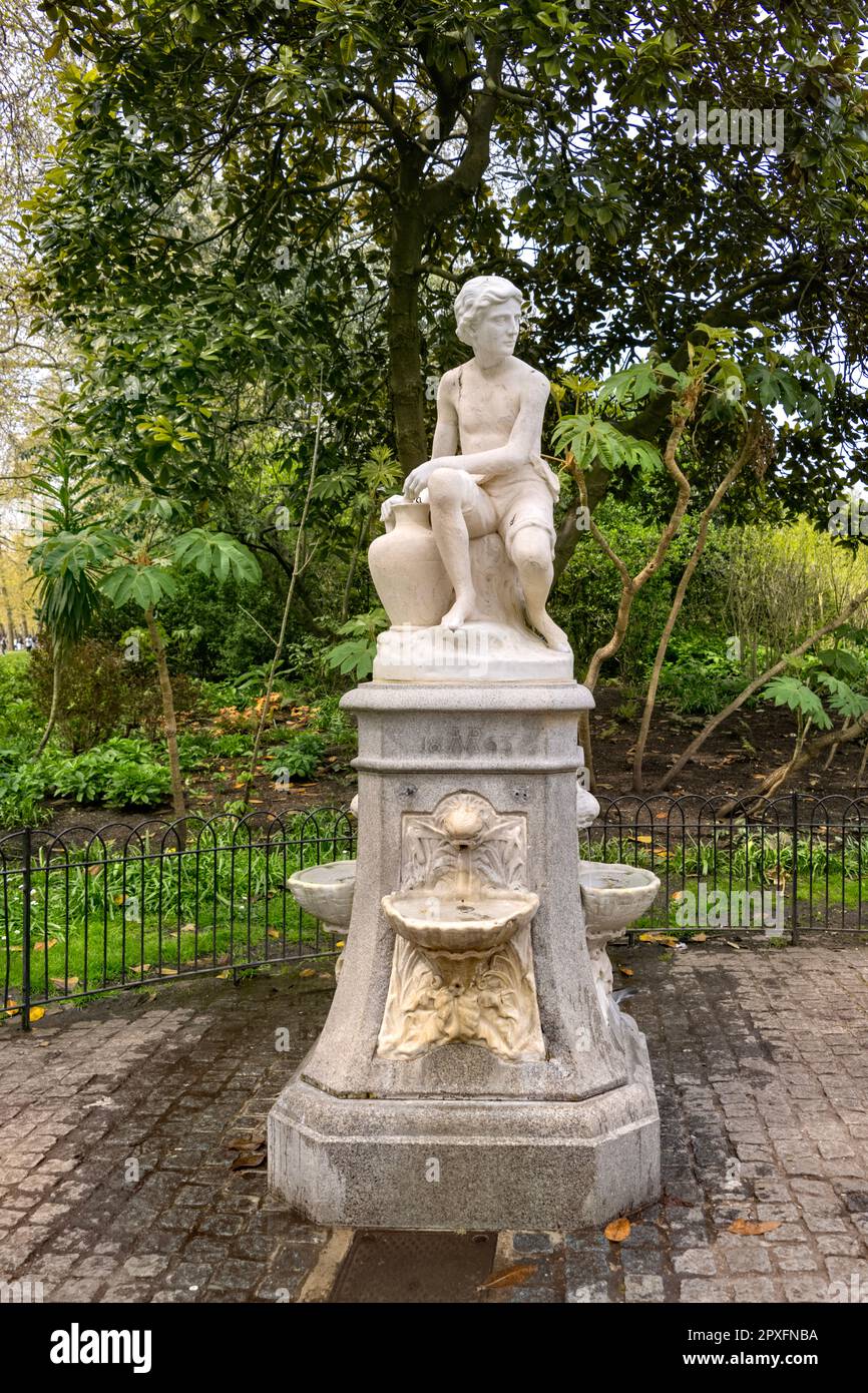 Fontaine à St. James's Park, Londres, Royaume-Uni Banque D'Images