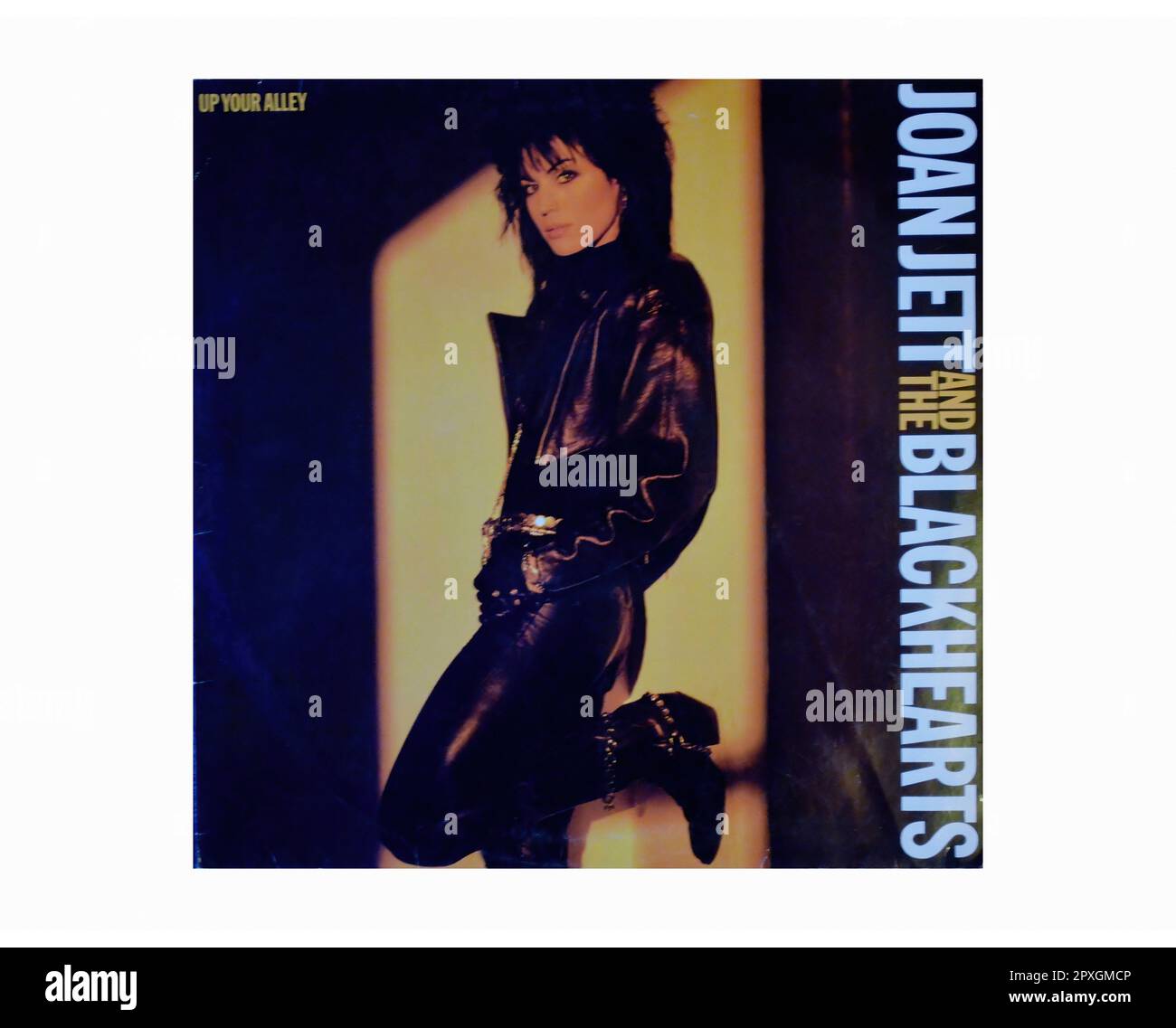 Joan Jett et The Blackhearts - Up Your Alley - Vintage L.P Music Vinyl Record Banque D'Images