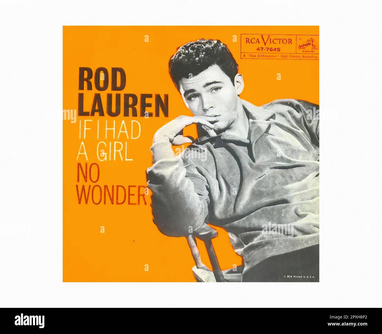 Lauren Rod - 1959 11 01 A - Vintage 45 R.P.M Music Vinyl Record Banque D'Images
