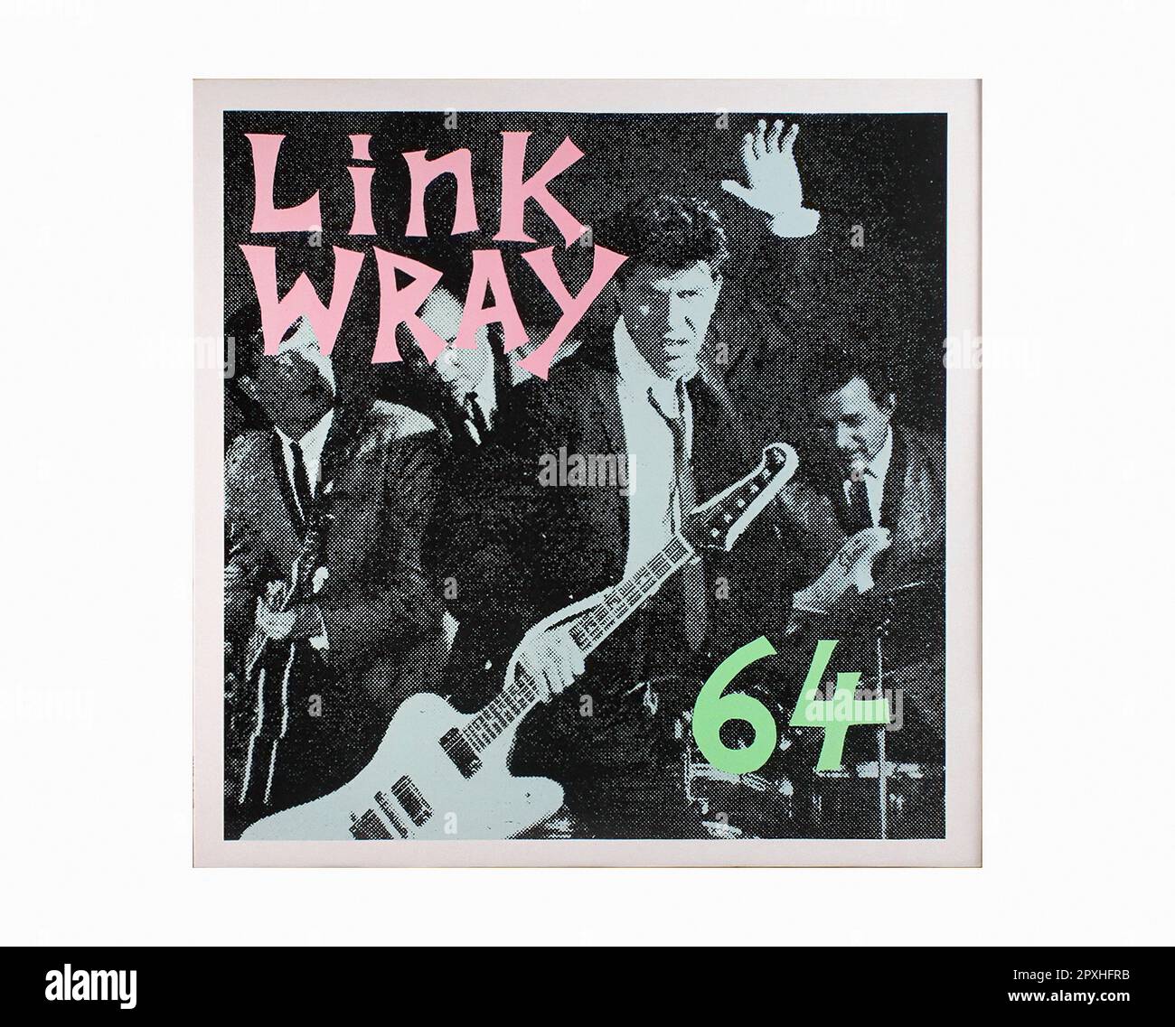Link Wray - The Swan Demos '64 (1989) - Vintage Vinyl Record Sleeve Banque D'Images
