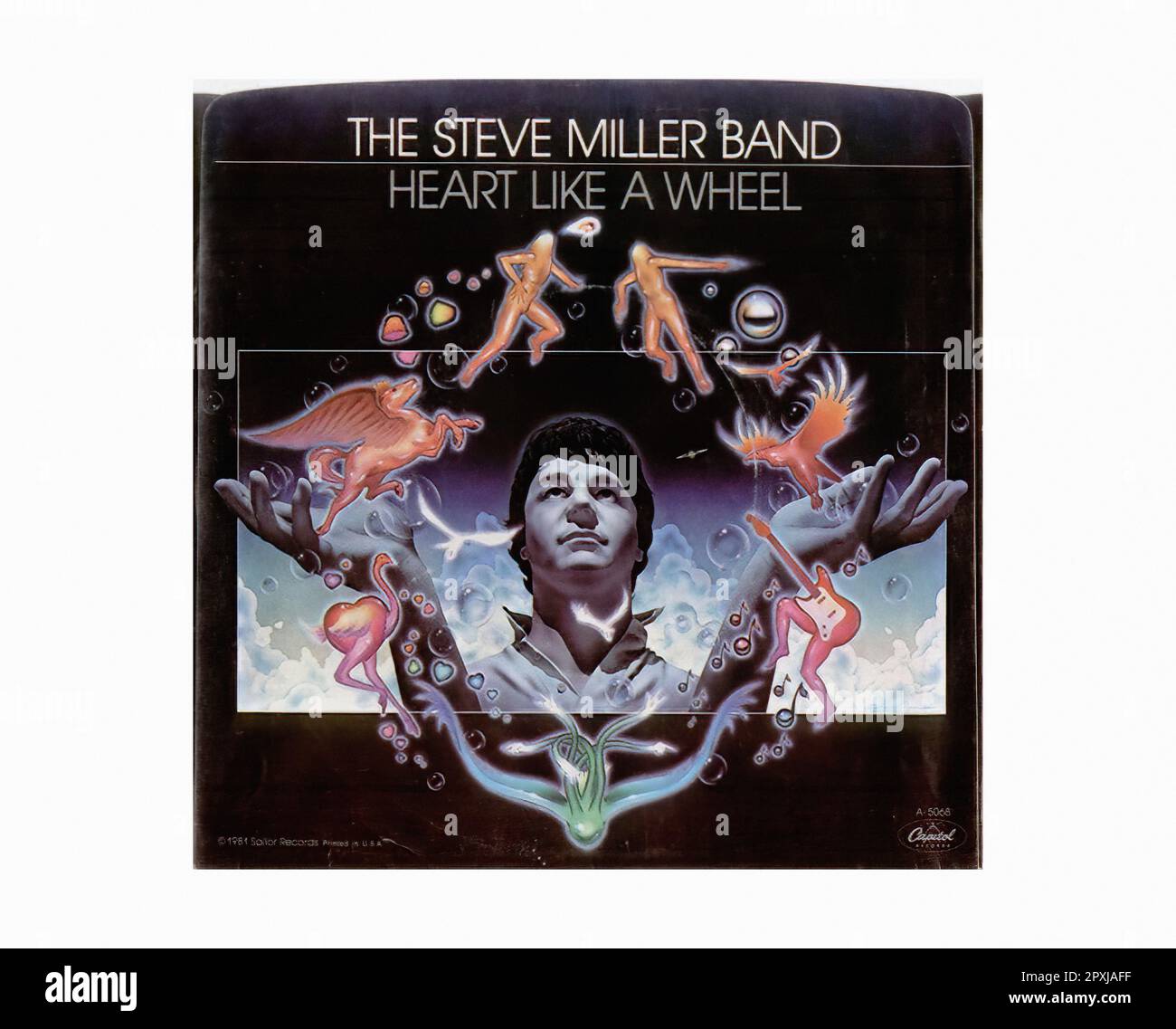 Miller Band Steve - 1981 01 A - Vintage 45 R.P.M Music Vinyl Record Banque D'Images