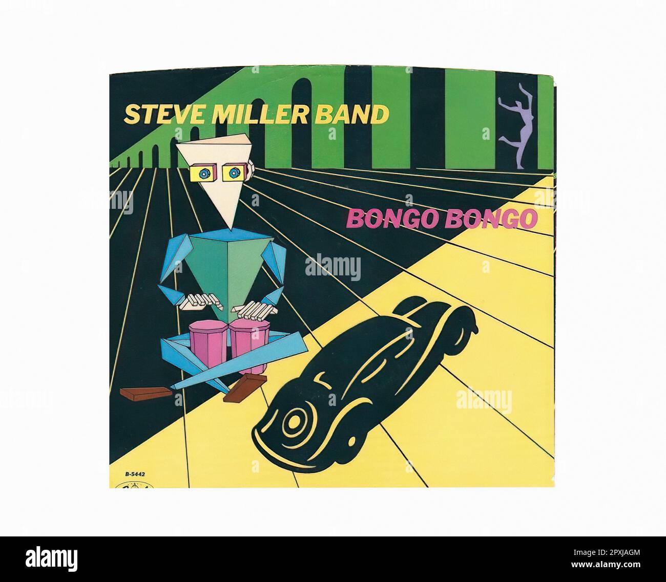 Miller Band Steve - 1985 02 A - Vintage 45 R.P.M Music Vinyl Record Banque D'Images