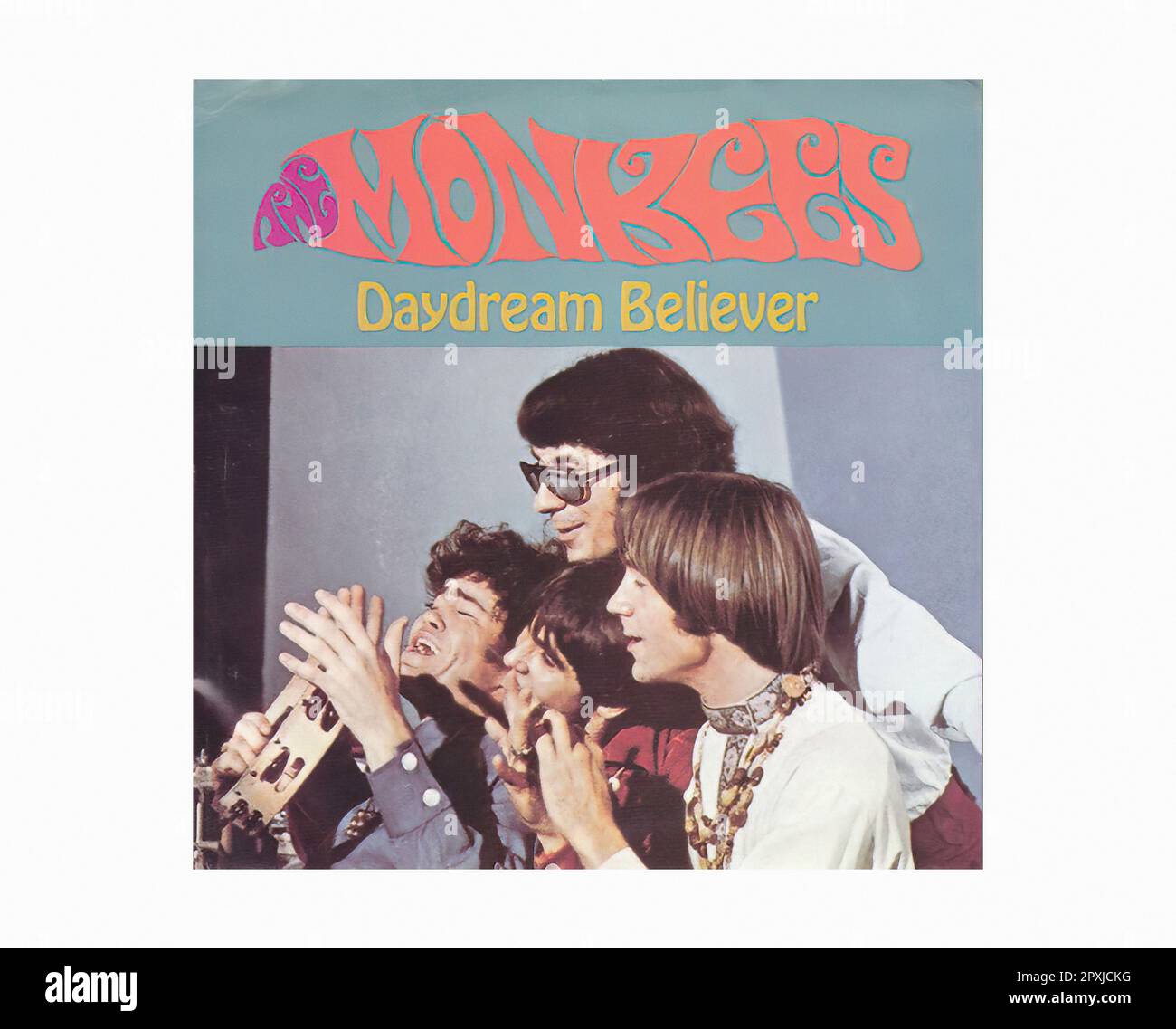 Monkees - 1986 10 A - Vintage 45 R.P.M Music Vinyl Record Banque D'Images