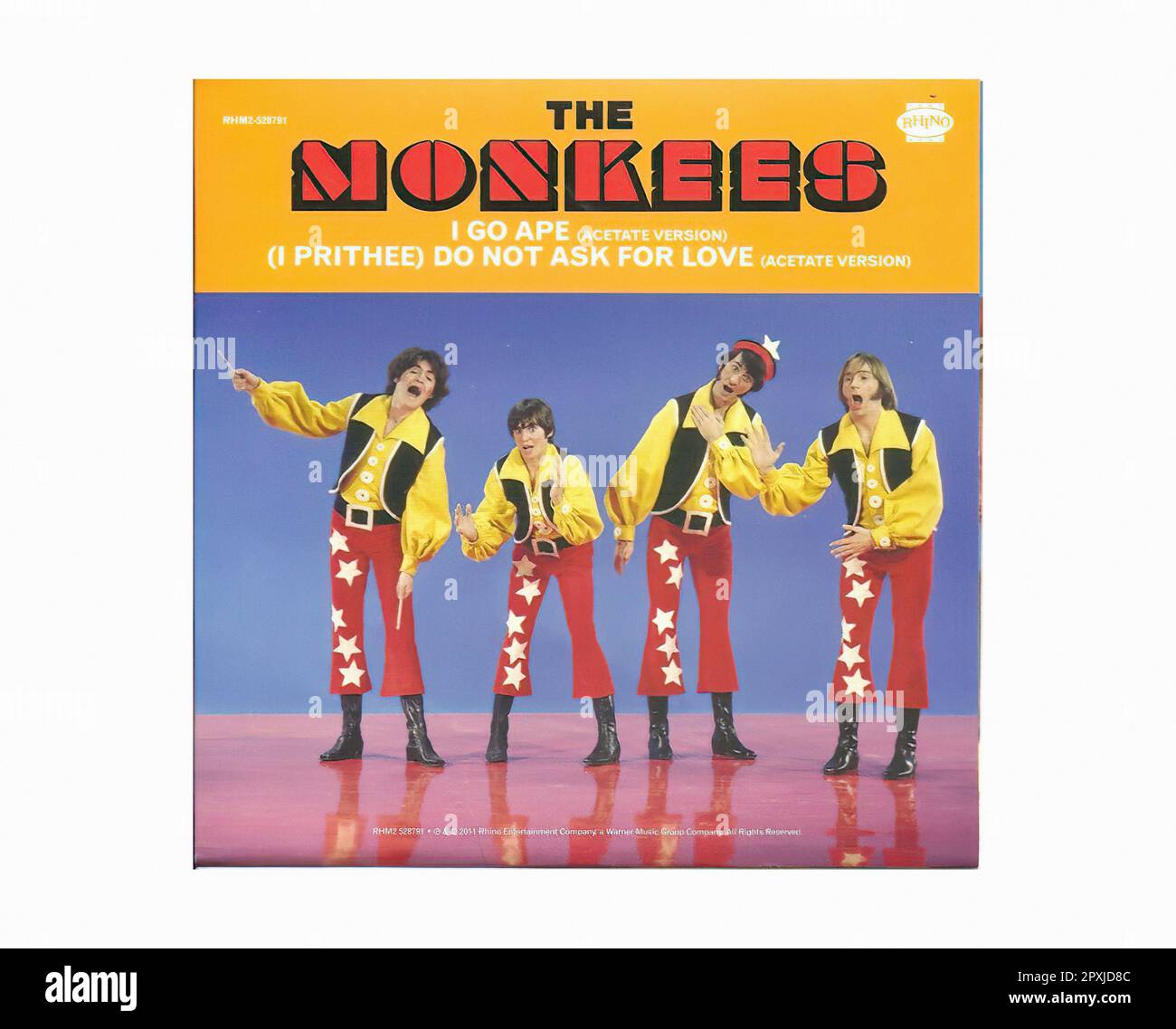 Monkees - 2011 01 A - Vintage 45 R.P.M Music Vinyl Record Banque D'Images