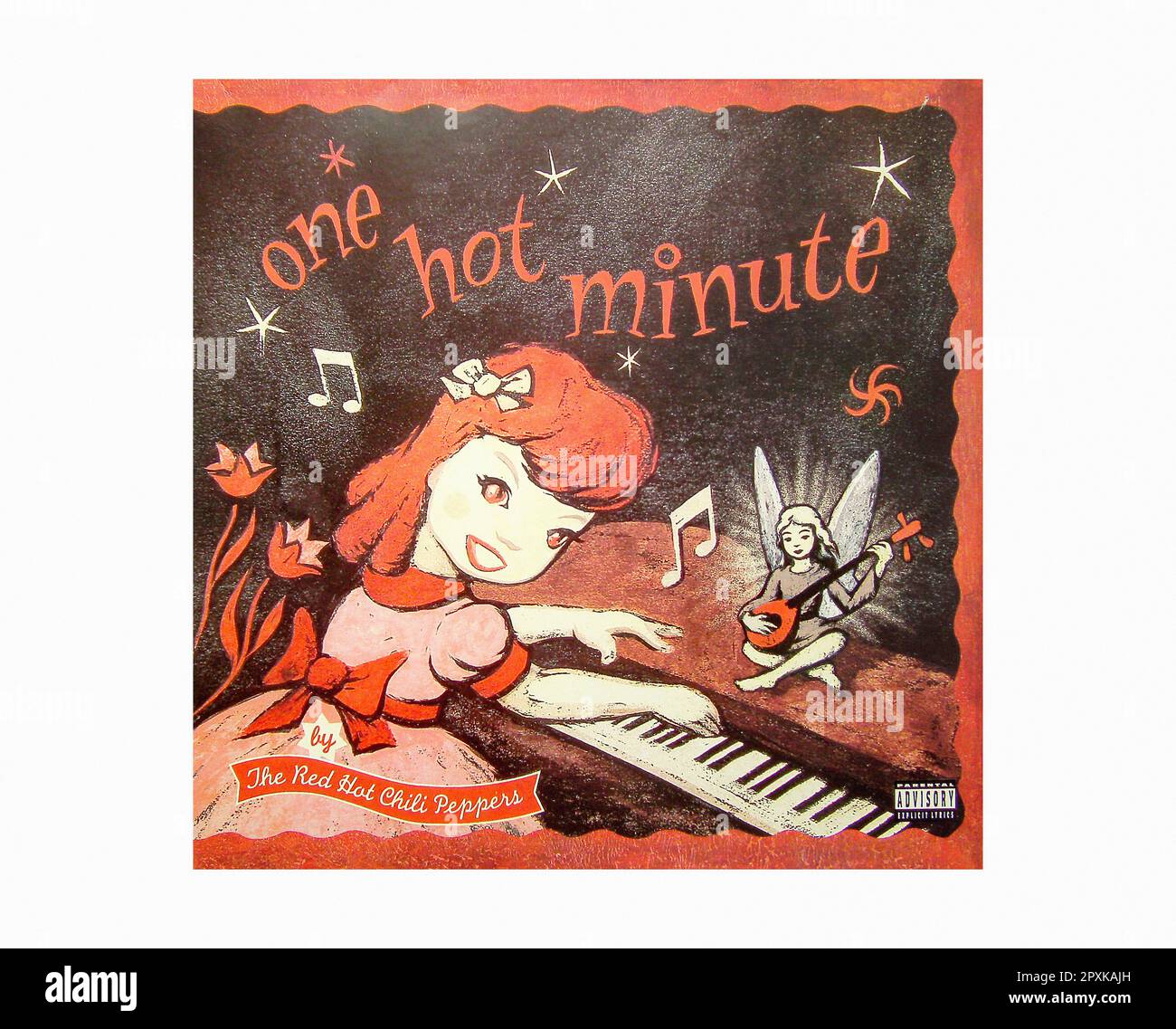 Red Hot Chili Peppers - une minute chaude [1995] - Vintage Vinyl Record Sleeve Banque D'Images