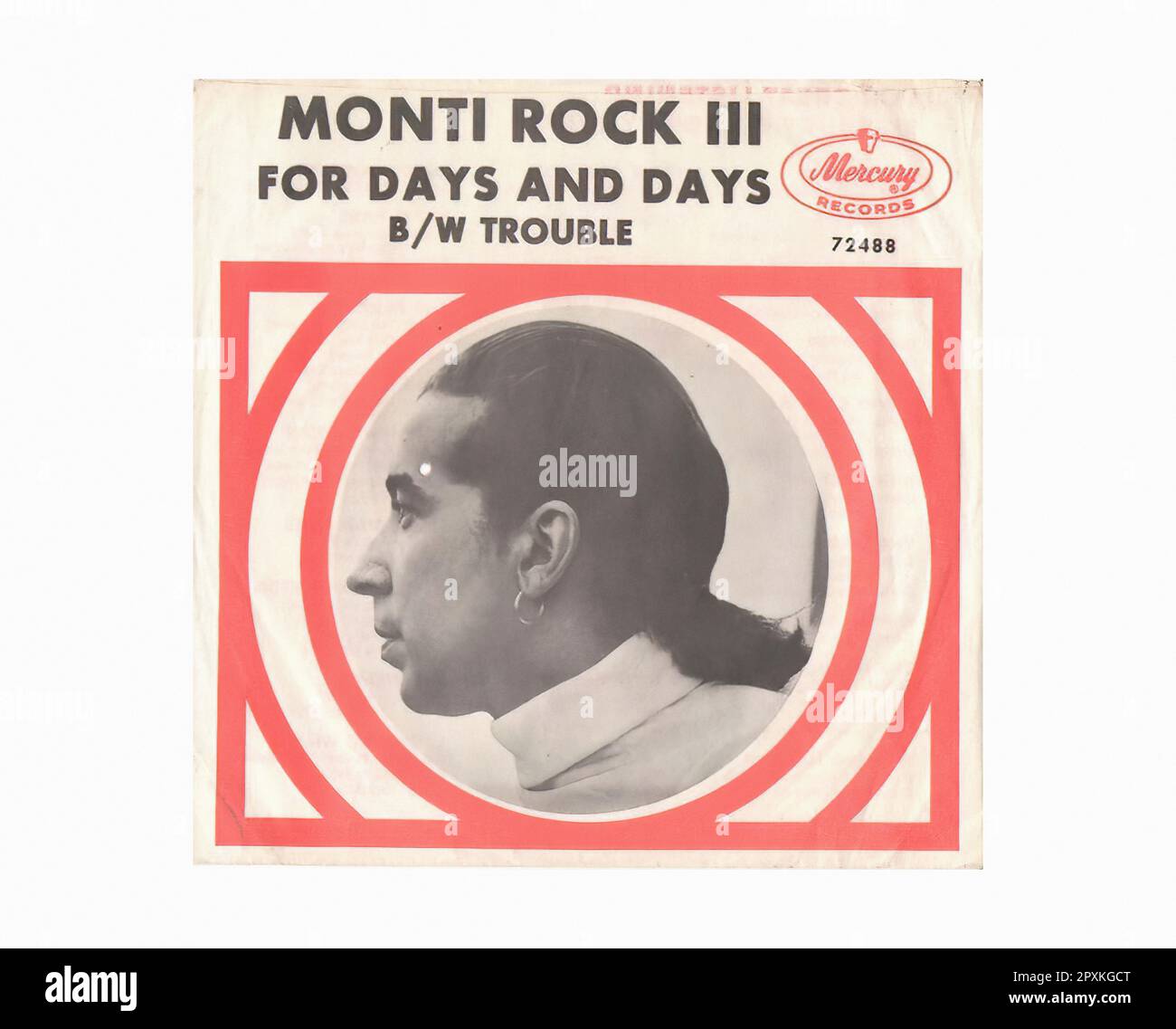 Rock Monti - 1965 10A - Vintage 45 R.P.M Music Vinyl Record Banque D'Images