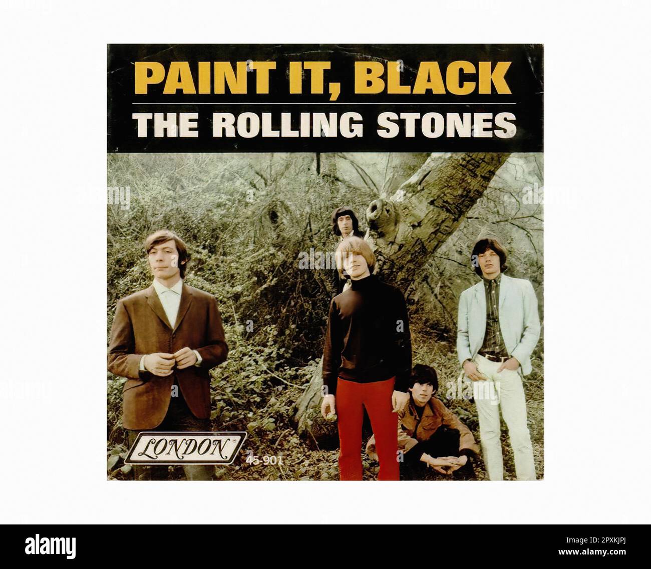 Rolling Stones - 1966 05 A - Vintage 45 R.P.M Music Vinyl Record Banque D'Images