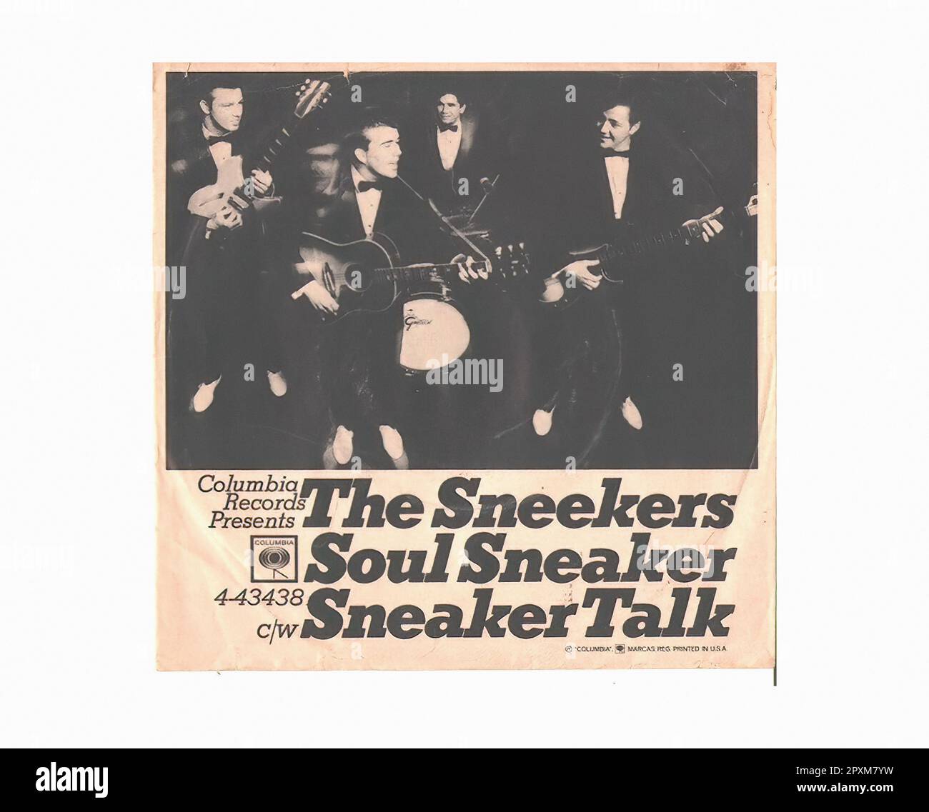 Sneekers - 1965 11 01 C - Vintage 45 R.P.M Music Vinyl Record Banque D'Images