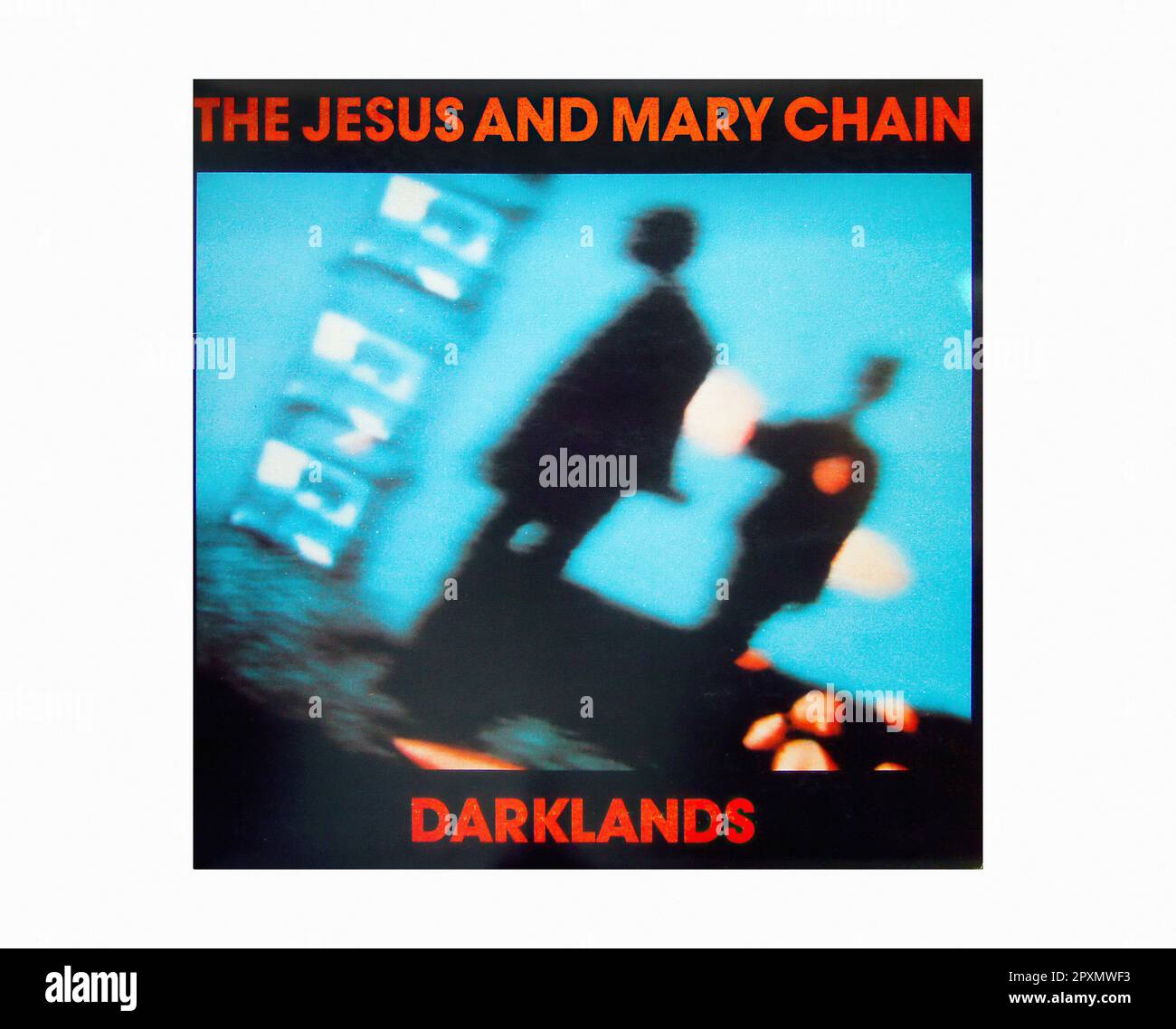 The Jesus and Mary Chain - Darklands [1987] - Vintage Vinyl Record Sleeve Banque D'Images