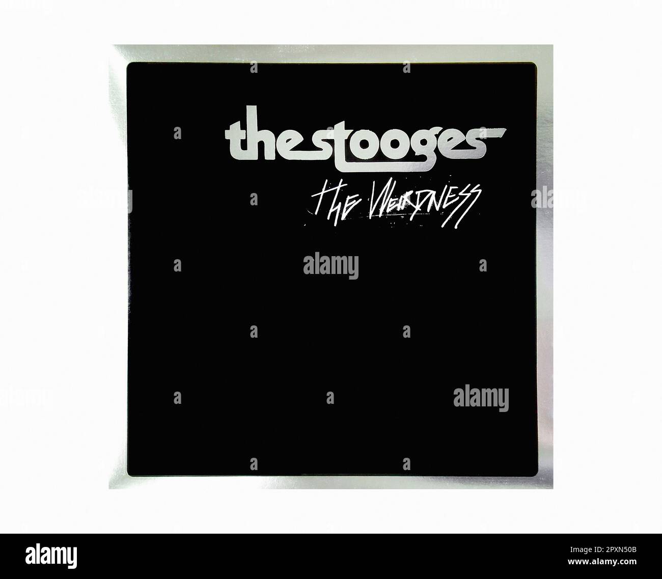The Stooges - The weirdness [2007] - Vintage Vinyl Record Sleeve Banque D'Images
