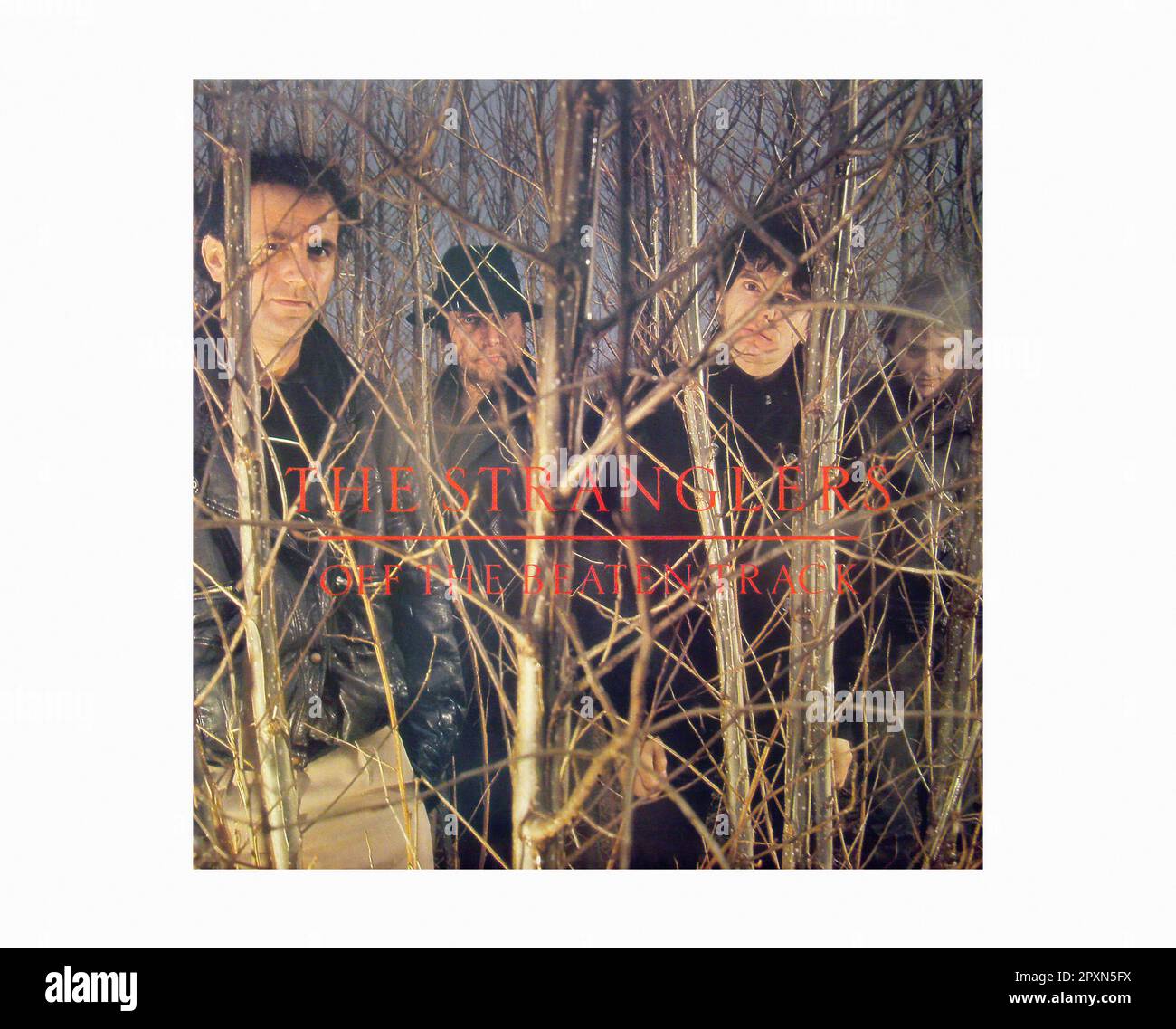 The Stranglers - hors des sentiers battus [1986] - Vintage Vinyl Record Sleeve Banque D'Images