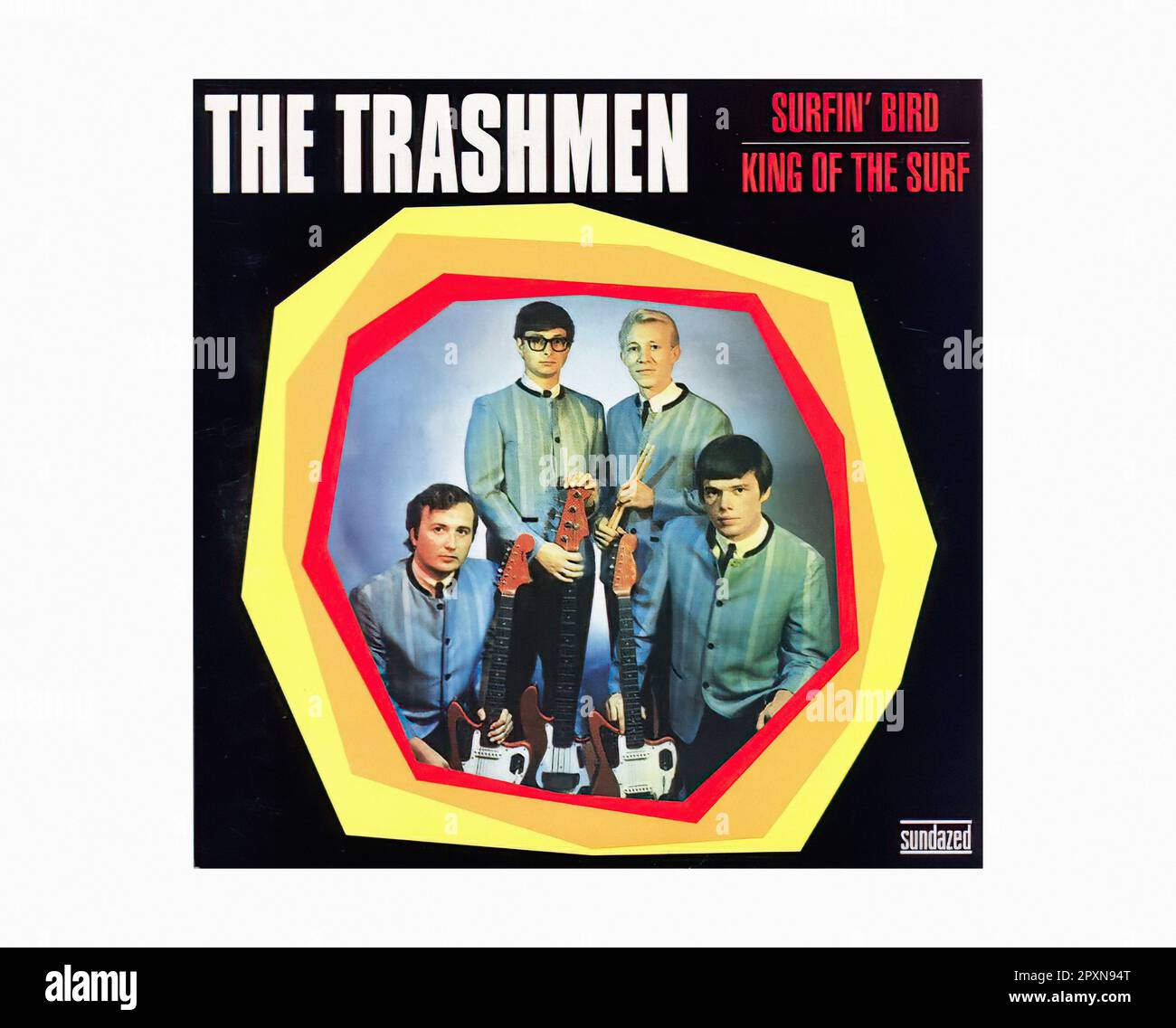 Trashmen - 2010 12 A - Vintage 45 R.P.M Music Vinyl Record Banque D'Images
