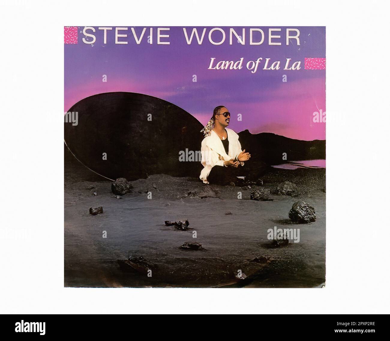 Wonder Stevie - 1986 06 A - Vintage 45 R.P.M Music Vinyl Record Banque D'Images