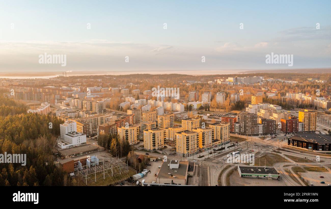 Vue sur la ville urbaine Banque D'Images