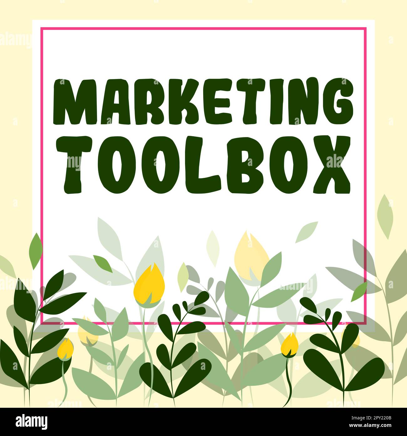 Inspiration montrant Sign Marketing Toolbox, l'approche d'affaires signifie dans la promotion d'un produit ou des services automatisation Banque D'Images