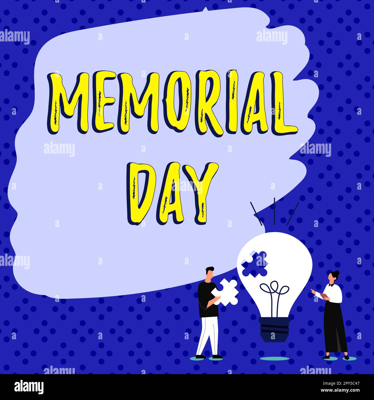 Légende conceptuelle Memorial Day. Mot pour honorer et rappeler ceux qui sont morts dans le service militaire Banque D'Images