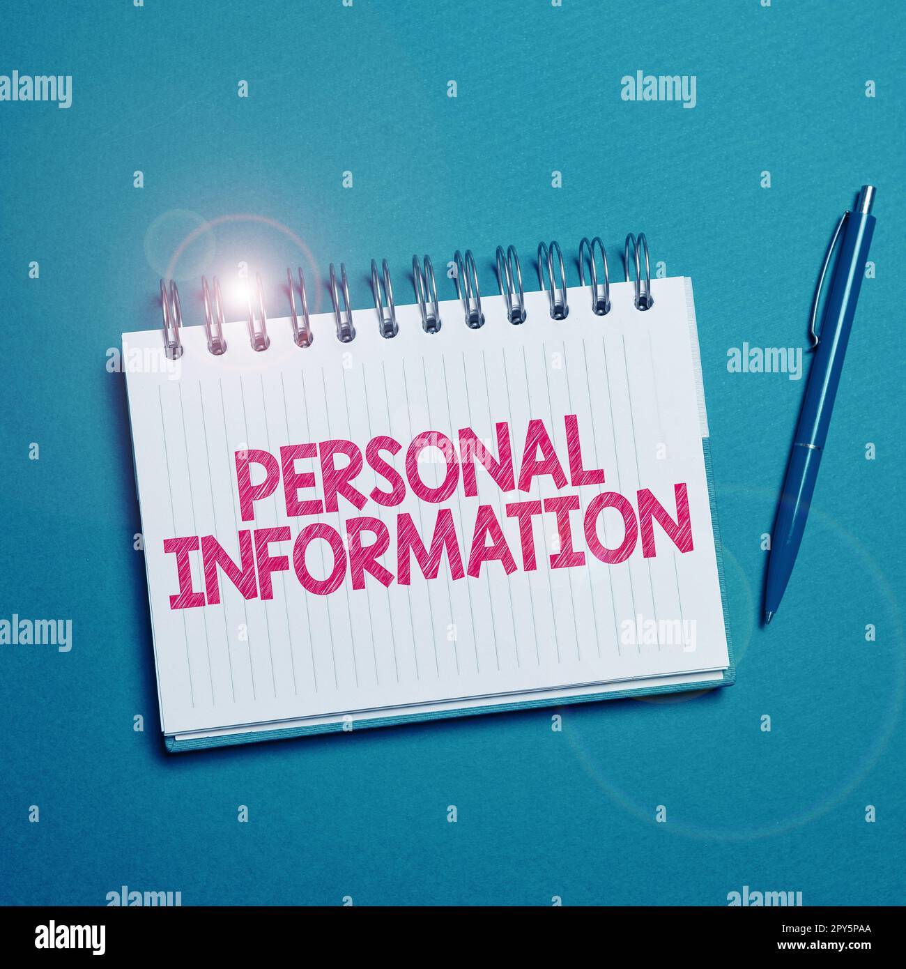 Légende de texte présentant des informations personnelles. Aperçu de l'entreprise informations enregistrées sur une personne identifiable Banque D'Images