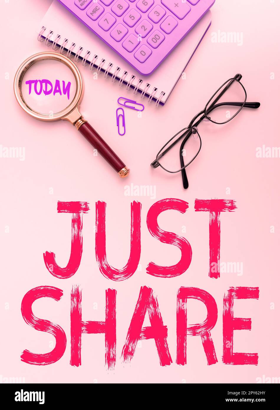 Il suffit de partager la légende conceptuelle. Mot écrit sur avoir ou utiliser quelque chose en même temps que quelqu'un d'autre Banque D'Images