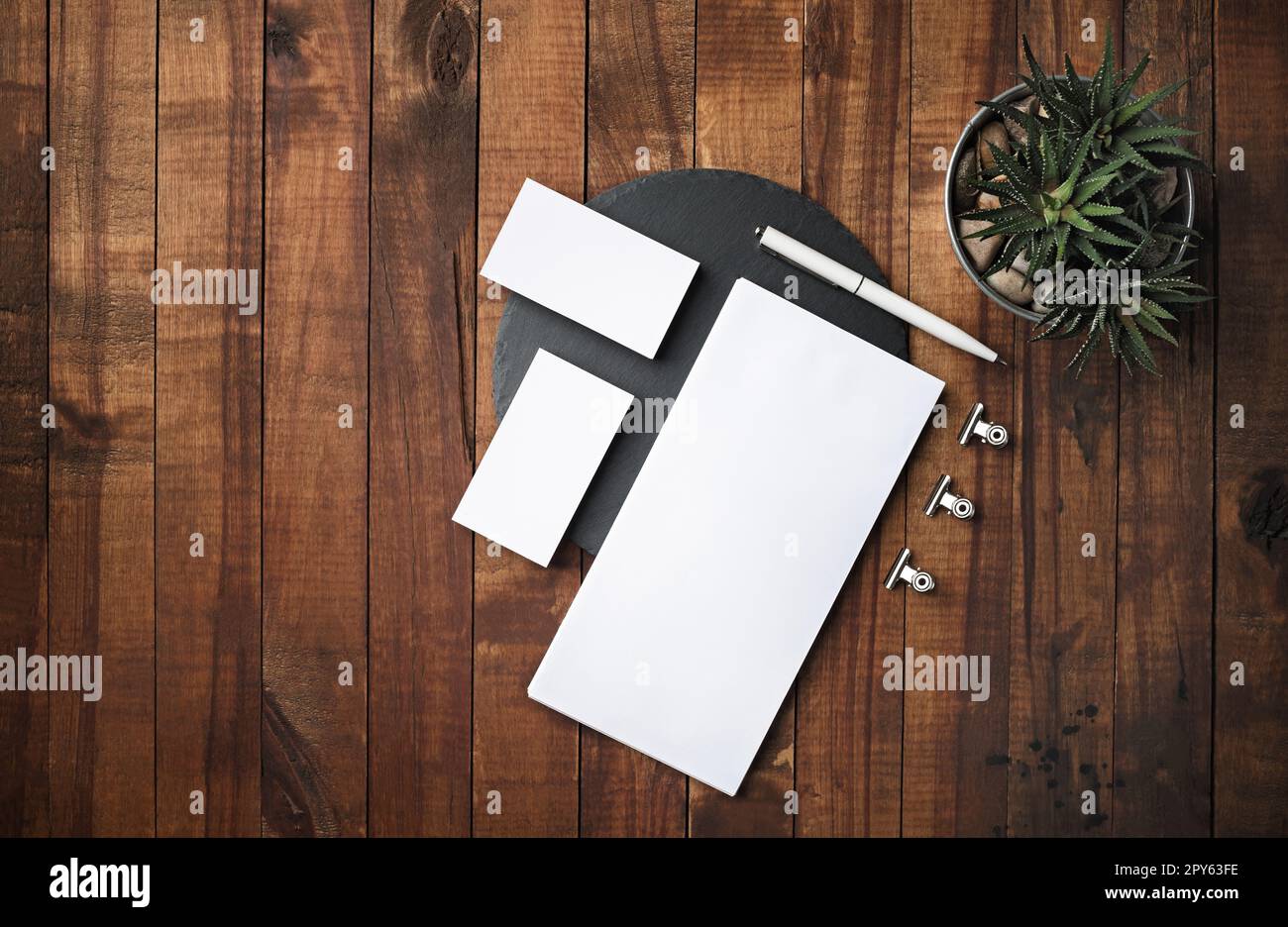 Maquette de l'identité d'entreprise Banque D'Images