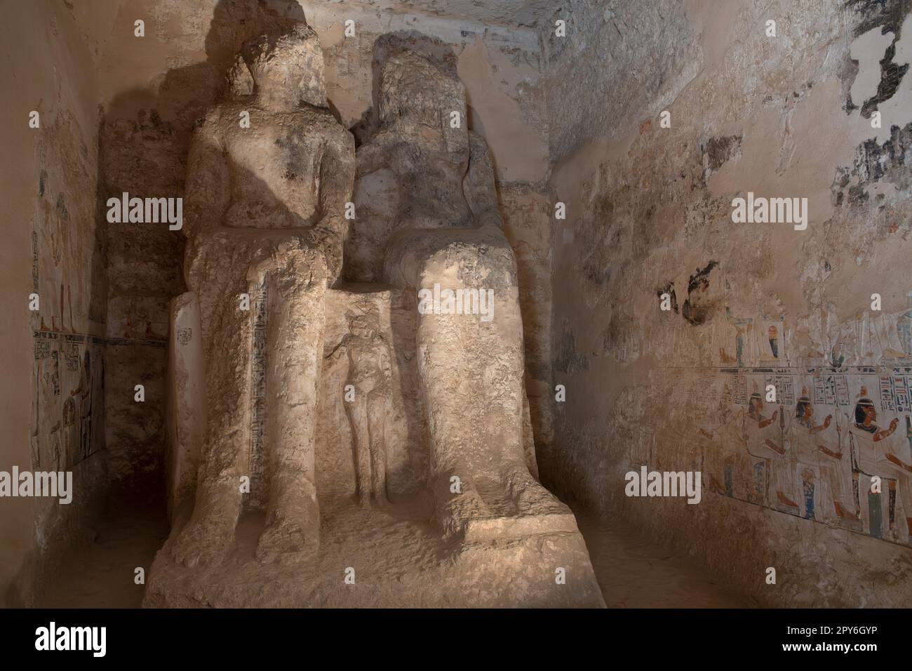 Tombe d'Amenemope TT148, Cisjordanie, Louxor, Egypte Banque D'Images
