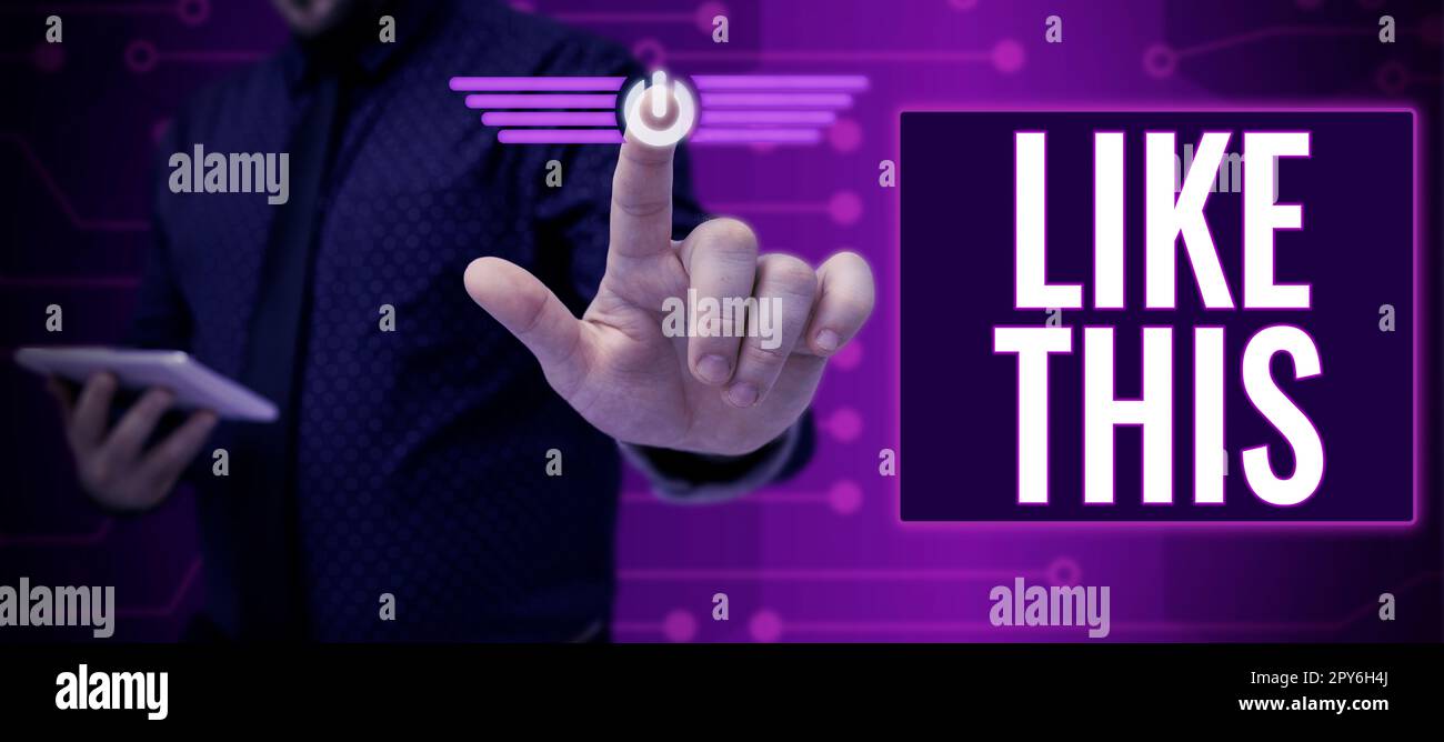 Affiche le texte comme ceci. Mot écrit sur une action faisant référence à quelque chose qui doit faire la même chose qu'elle est Banque D'Images