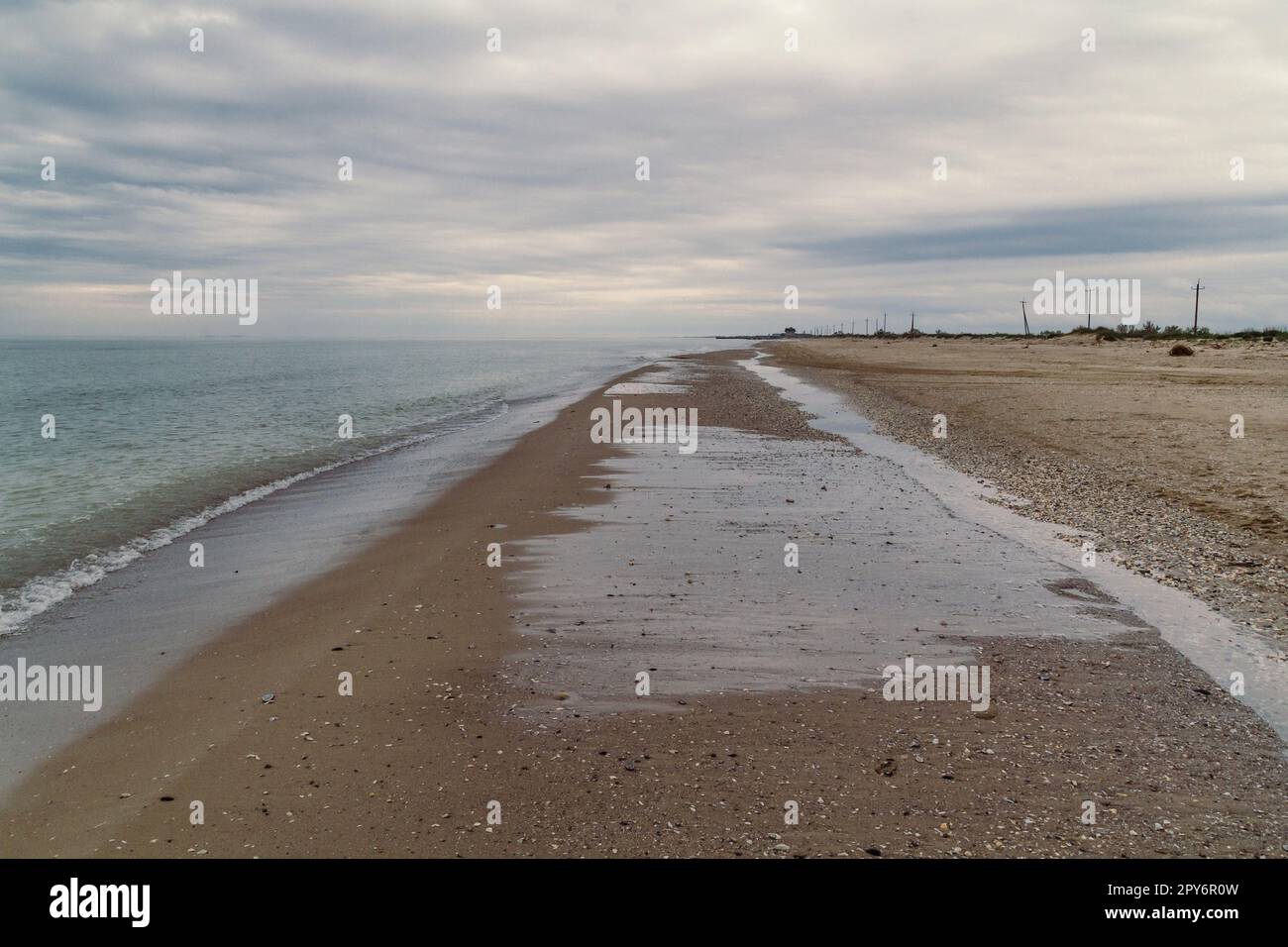 Photo de paysage de plage vide Banque D'Images