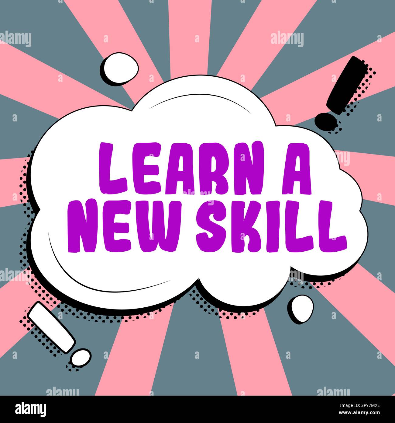 Écriture de texte apprendre Une nouvelle compétence. Connaissance de l'acquisition de concept d'affaires par l'expérience d'étude étant enseignée Banque D'Images