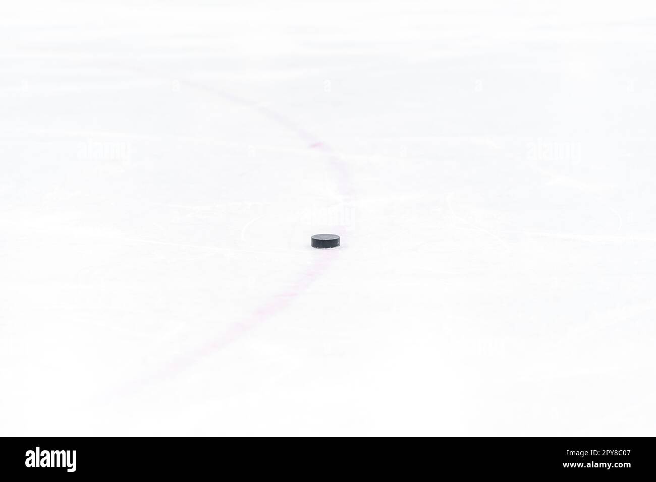 palet de hockey sur la glace du stade d'hiver Banque D'Images