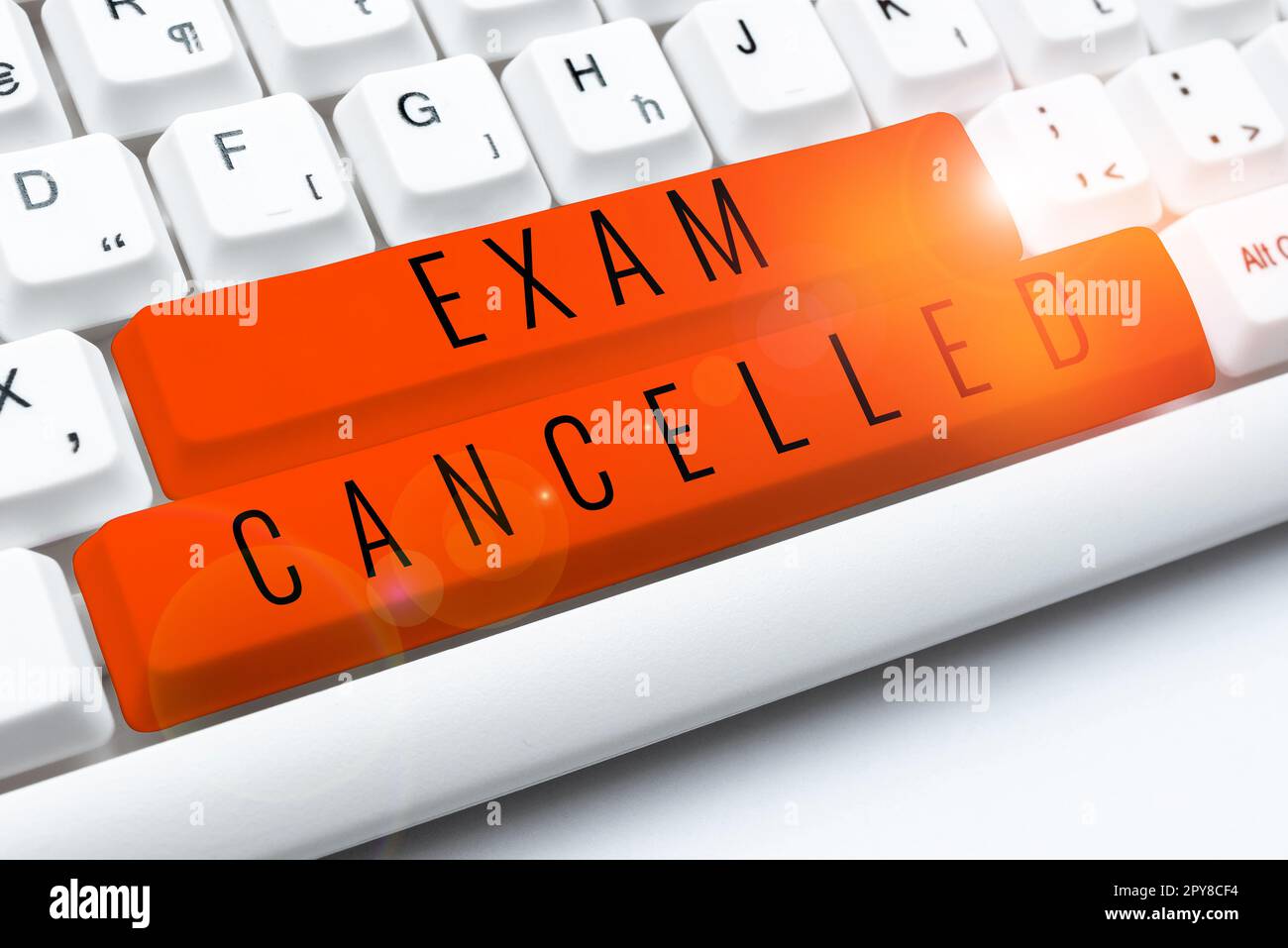 Inspiration montrant signe examen annulé, mot pour les prédictions