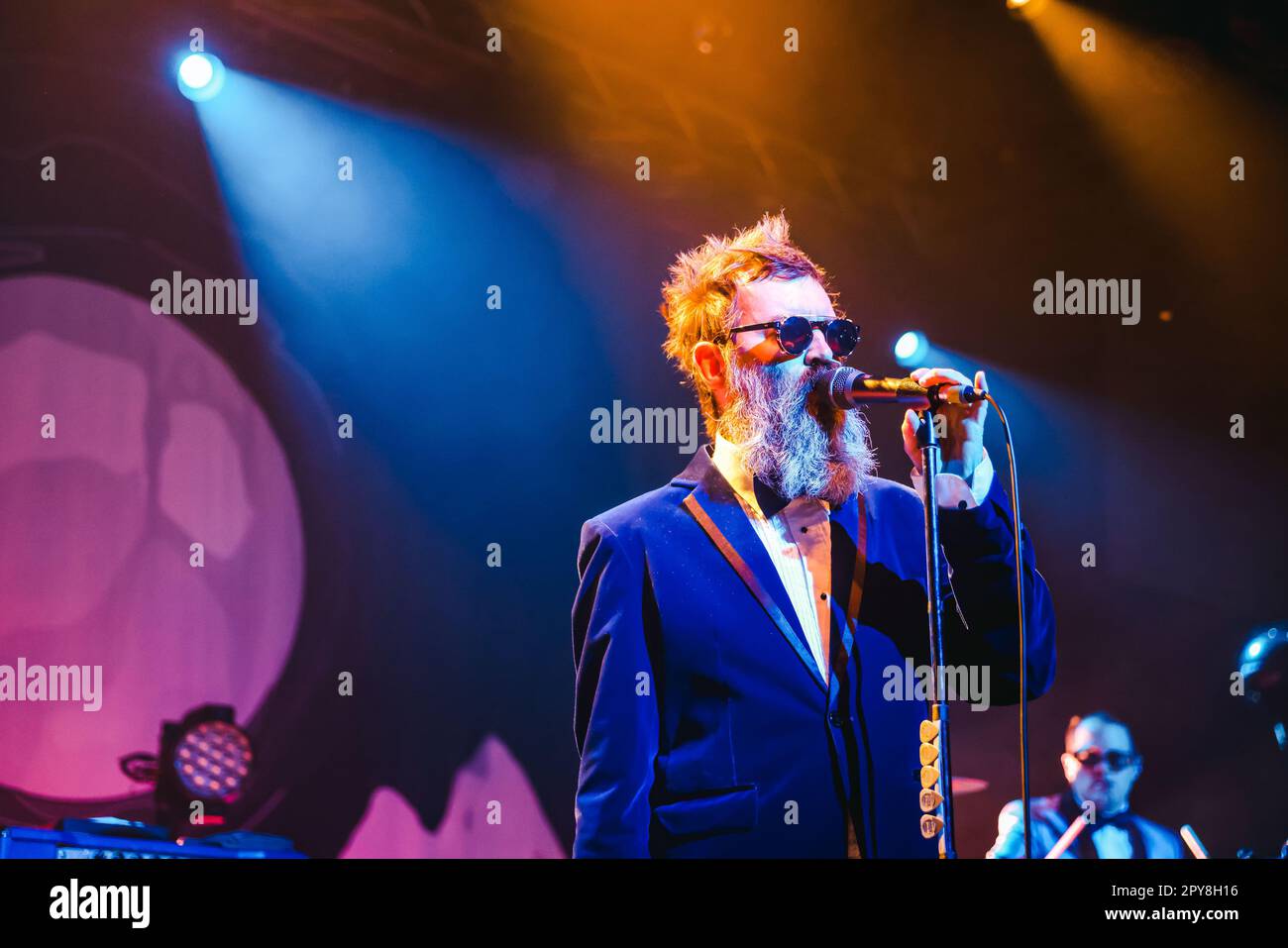 Mark Oliver Everett d'Eels se produit en direct à Alcatraz sur 18 avril 2023 à Milan, Italie (photo d'Alessandro Bremec/NurPhoto) Banque D'Images