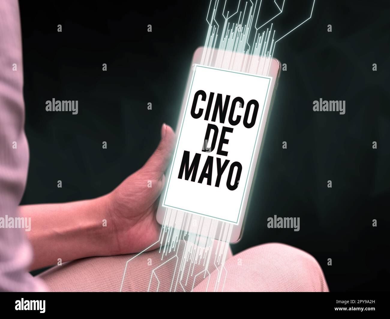 Texte montrant l'inspiration Cinco de Mayo. Business concept célébration Mexico-américaine organisée sur 5 mai Banque D'Images