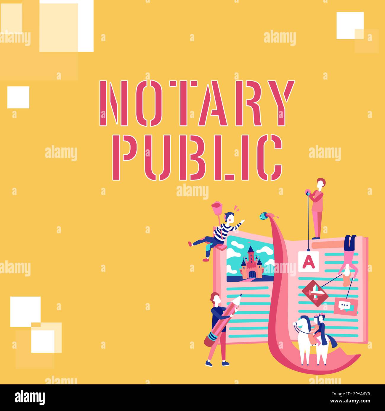 Texte montrant l'inspiration notaire public. Internet concept légalité Documentation autorisation Contrat de certification Banque D'Images