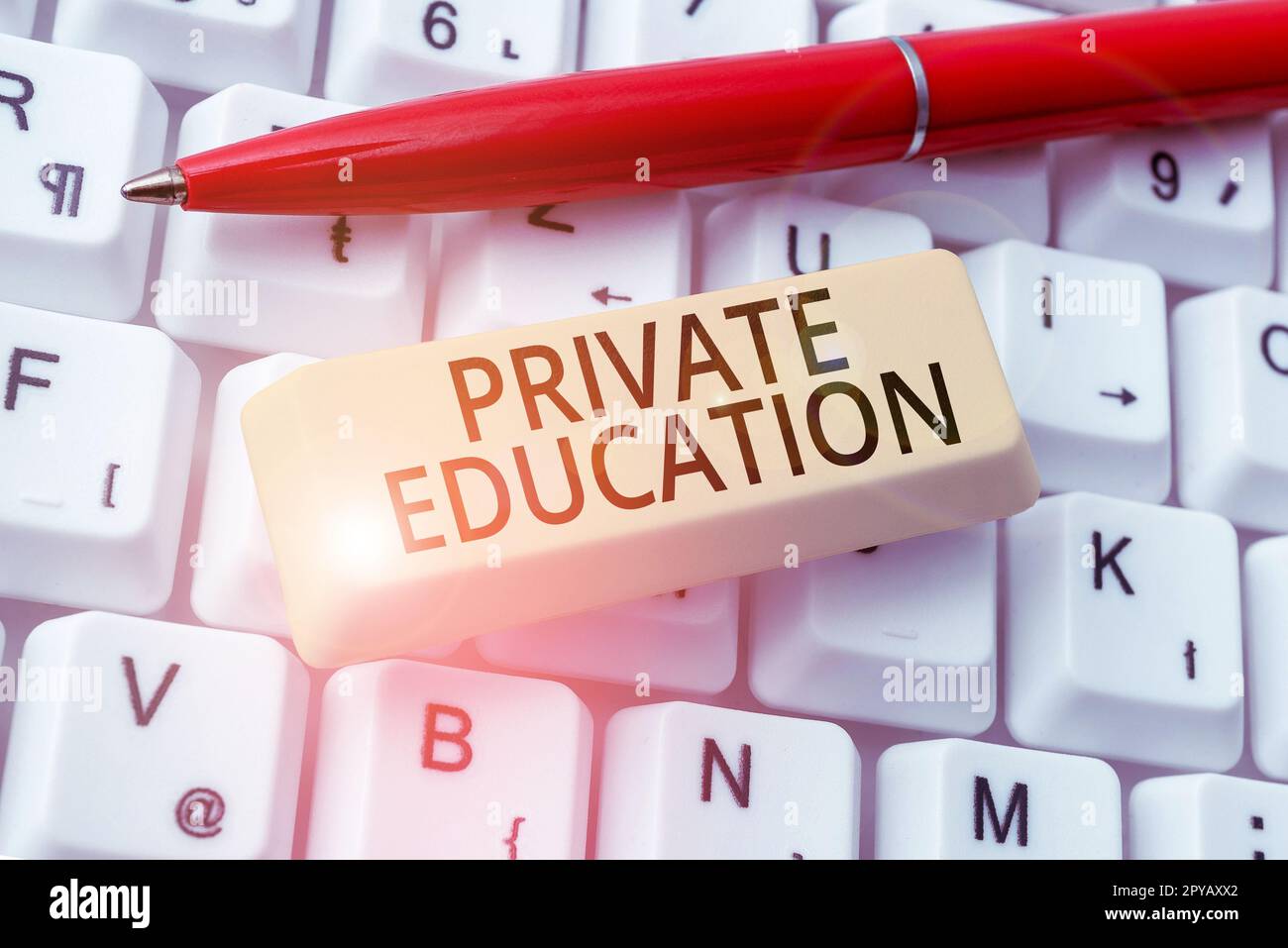 Inspiration montrant le signe de l'éducation privée. Présentation commerciale appartenant à une personne ou à un groupe particulier Banque D'Images