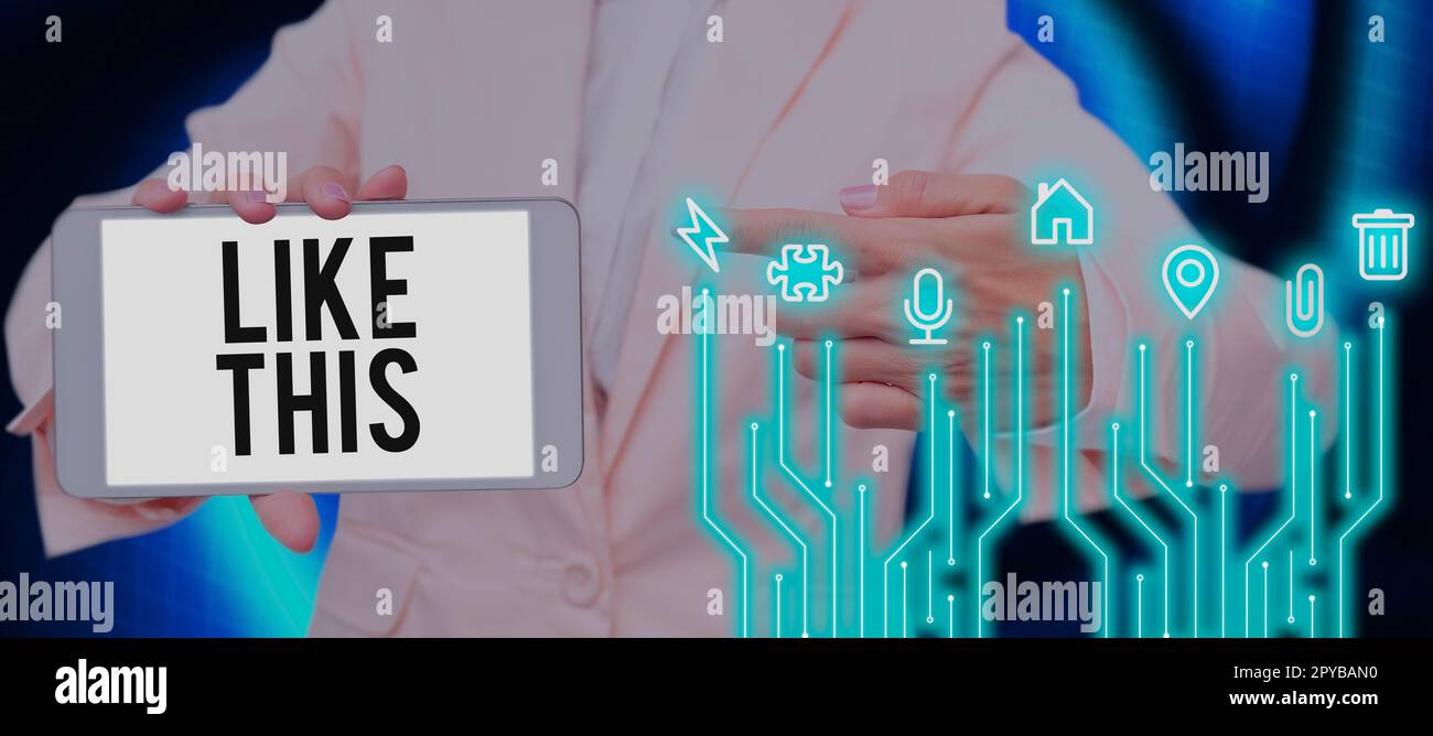 Inspiration montrant un tel signe. Idée d'entreprise une action se refaisant à quelque chose qui doit faire la même chose qu'elle est Banque D'Images