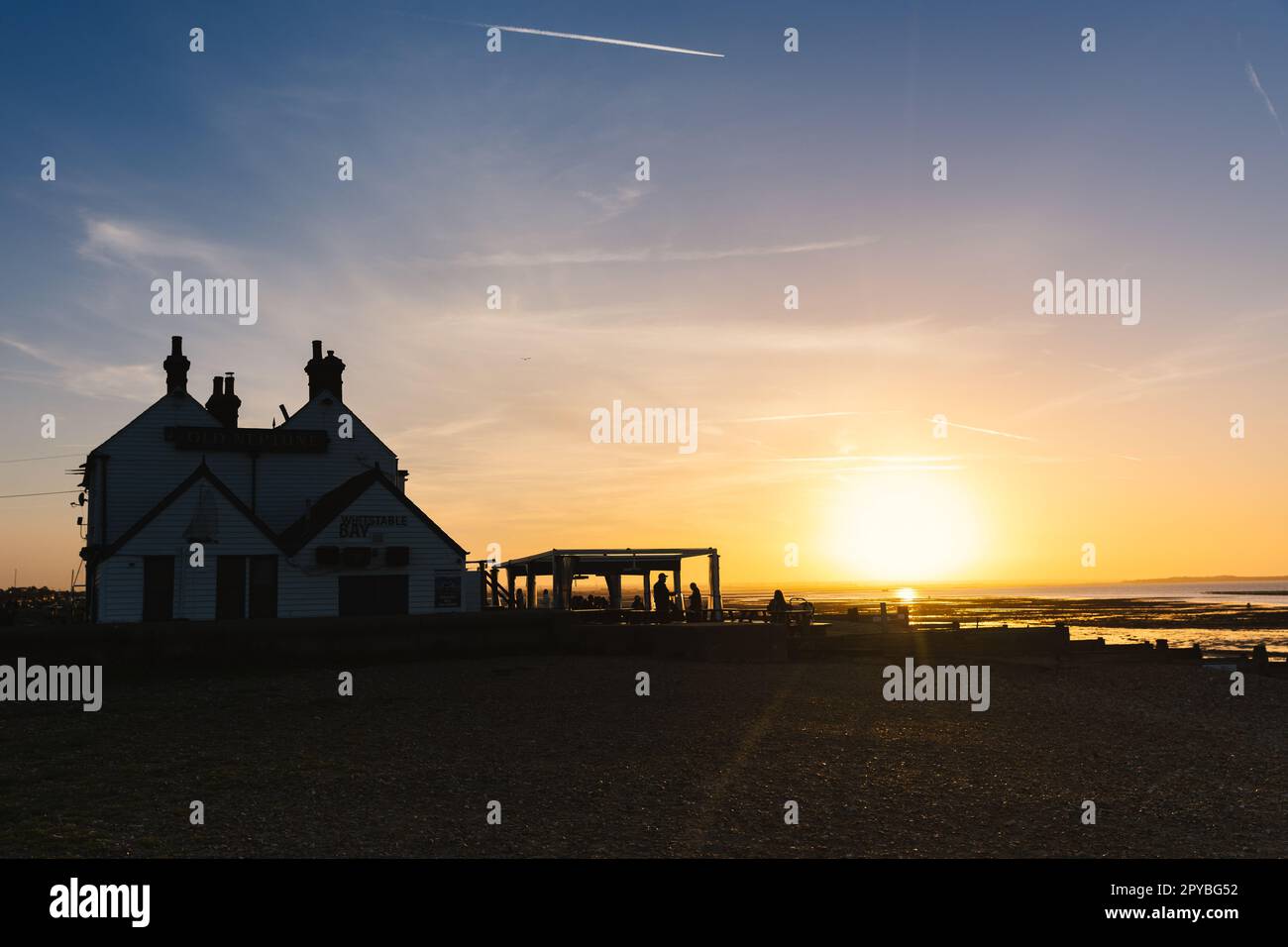 Vieux pub Neptune le 6th octobre 2022 à Whitstable Beach à Whitstable, Kent, Angleterre. Crédit : nouvelles SMP Banque D'Images