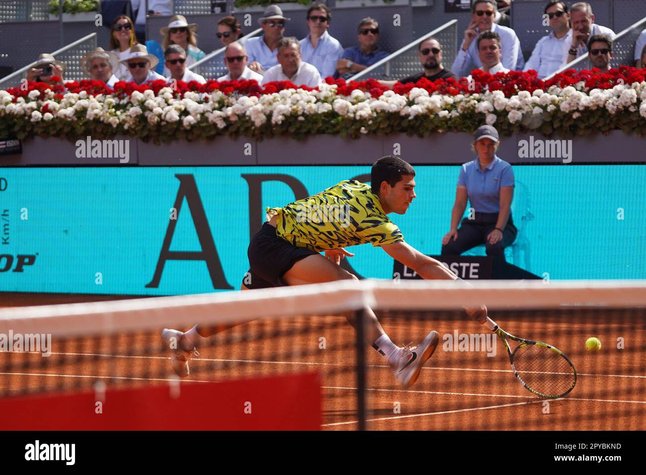 Madrid, Espagne. 03rd mai 2023. Carlos Alcaraz (SPA) contre Karén Jachánov (RUS) Masters Series Madrid 2023 à Madrid le 03 MAI 2023. Credit: CORMON PRESSE/Alamy Live News Banque D'Images